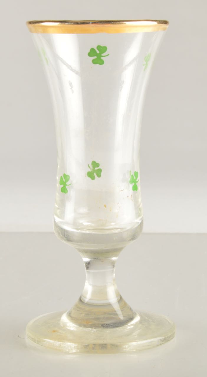 Set of Vintage Shamrock Cordial Glasses