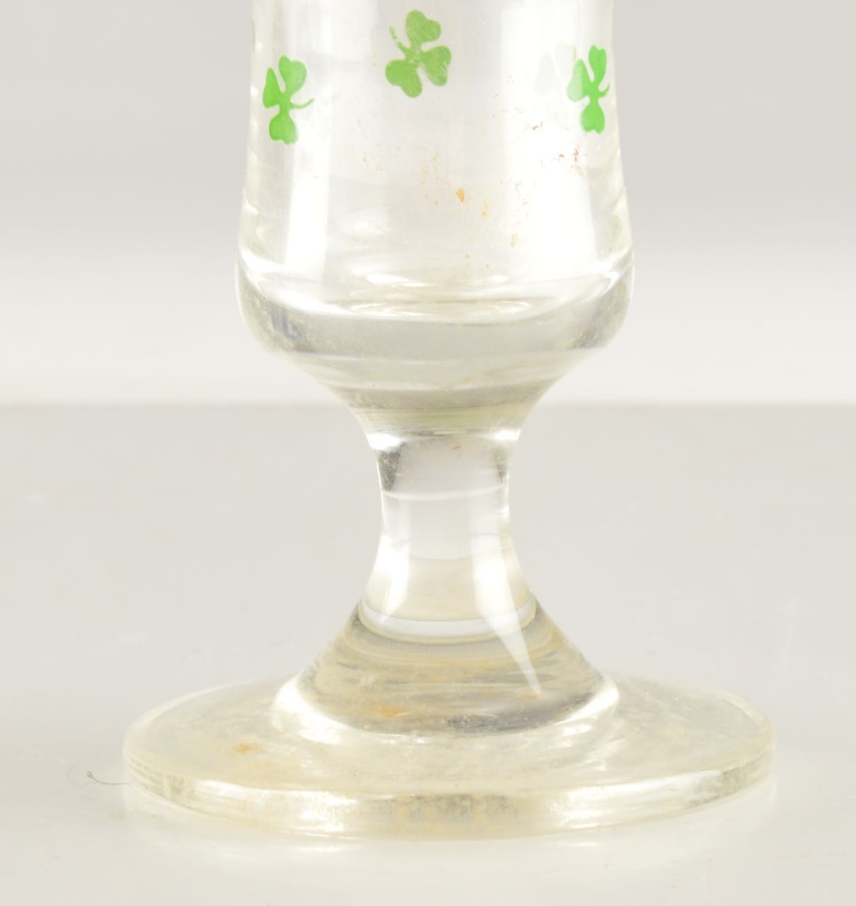 Set of Vintage Shamrock Cordial Glasses