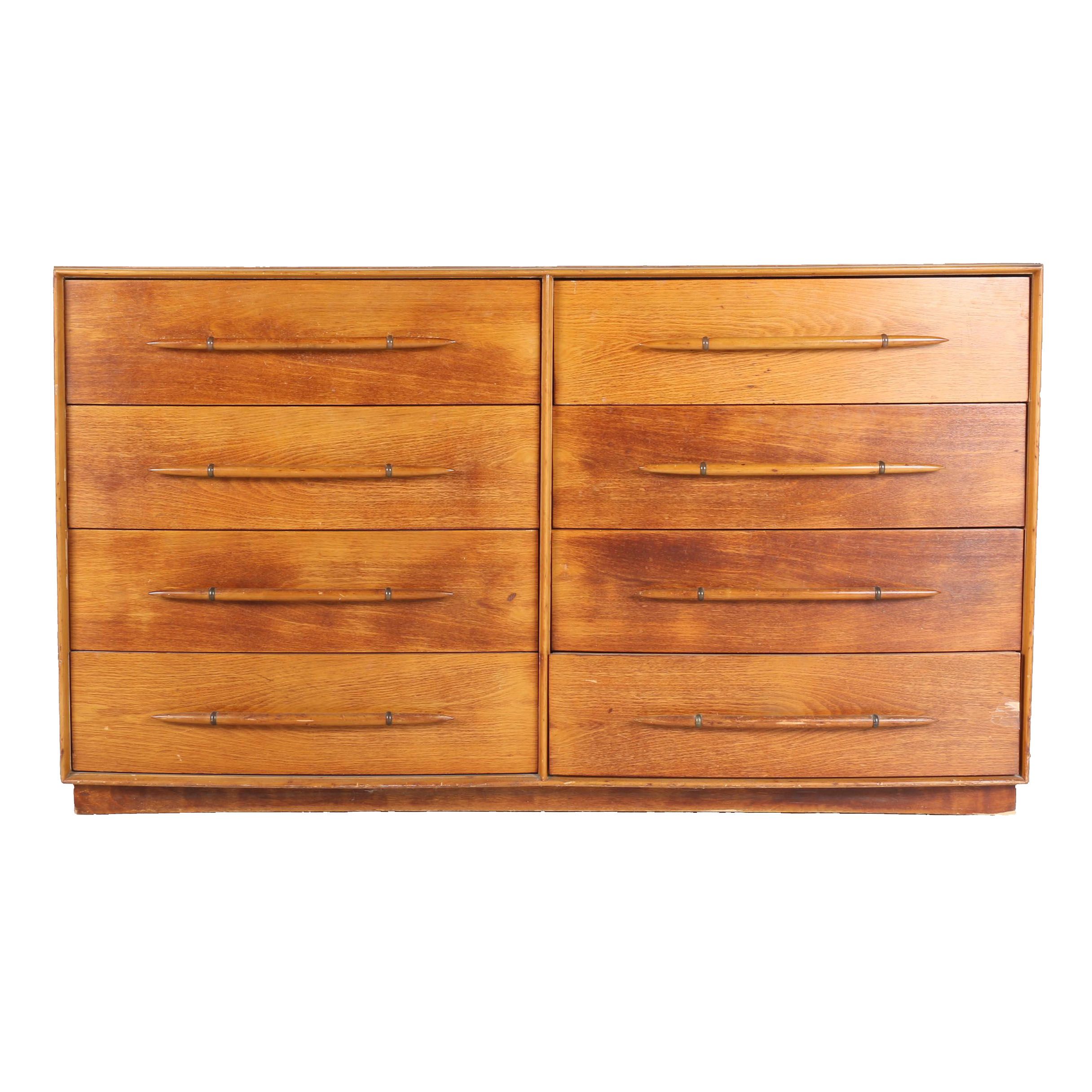 Vintage Widdicomb Eight-Drawer Dresser