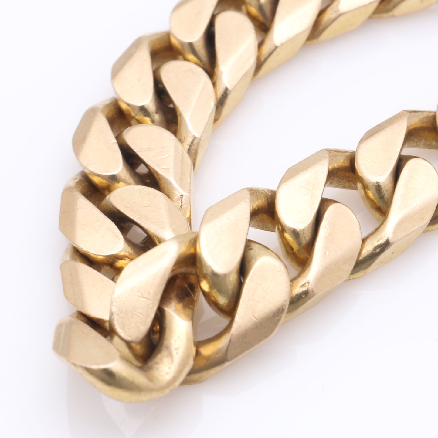 14K Yellow Gold Curb Chain Bracelet