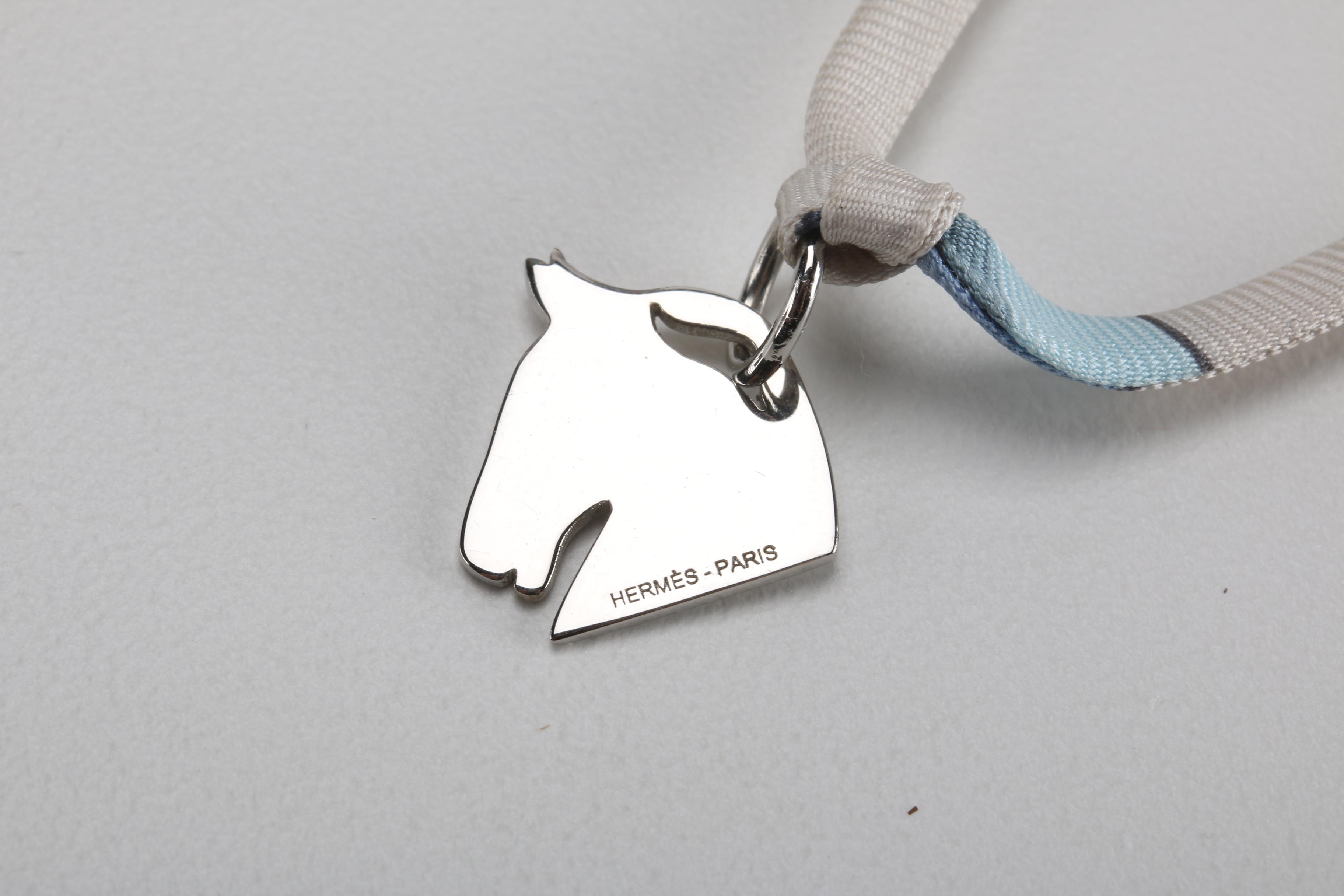 Hermès Tourbillon Horse Pendant Necklace