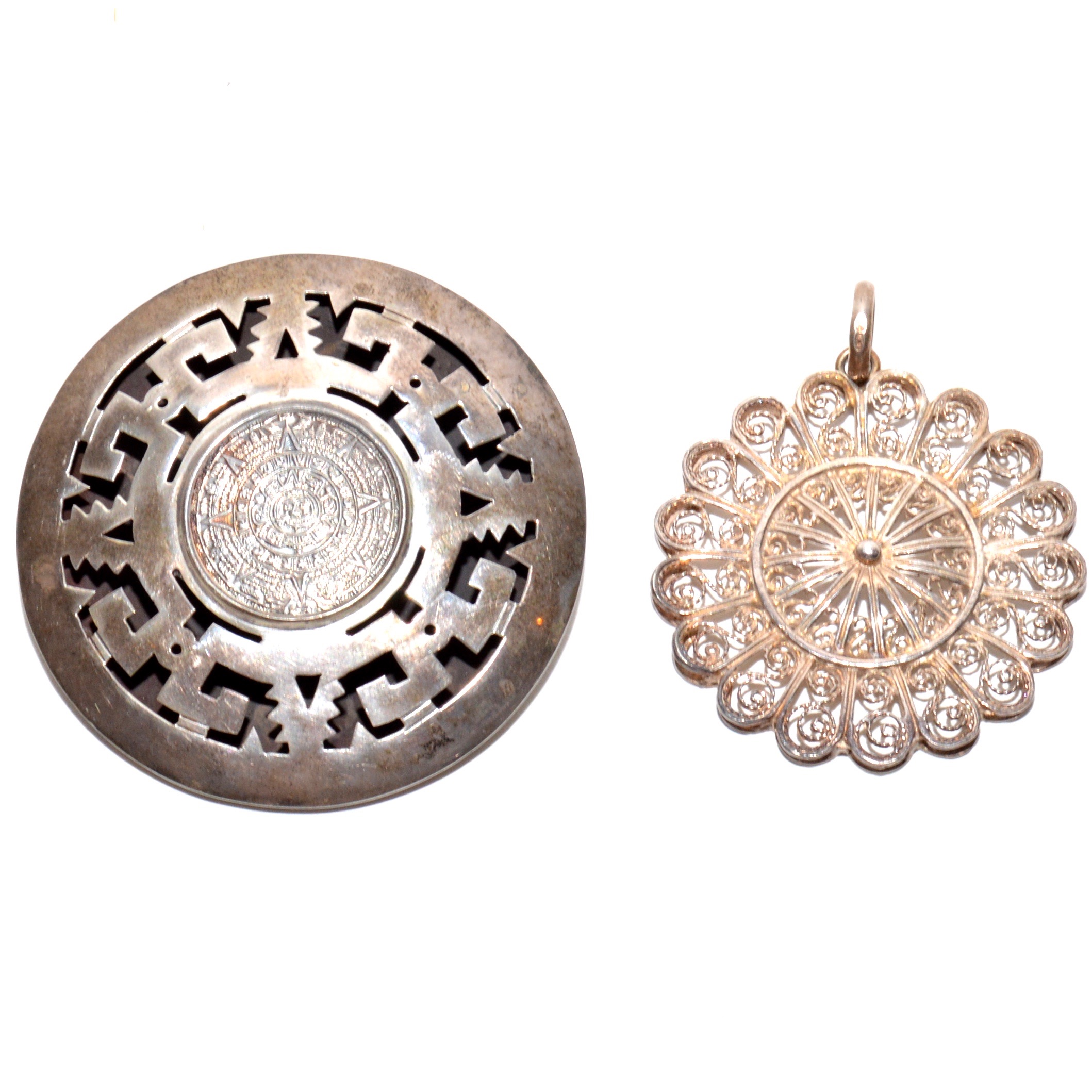 Sterling Silver Pin and Pendant