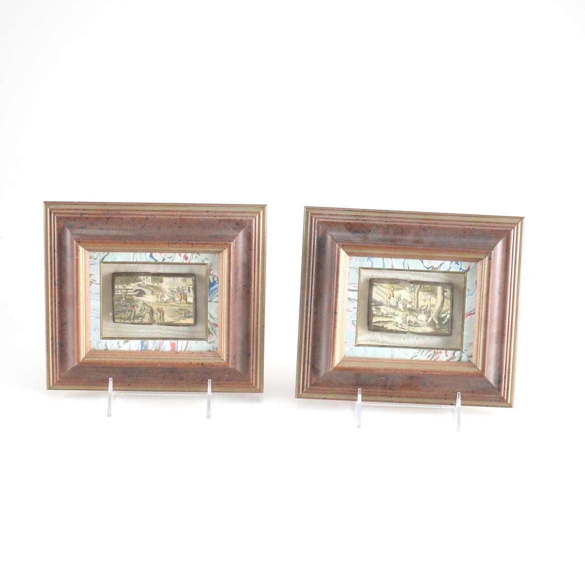 H. Hall Chicago Kramer Antiqued Collection Prints