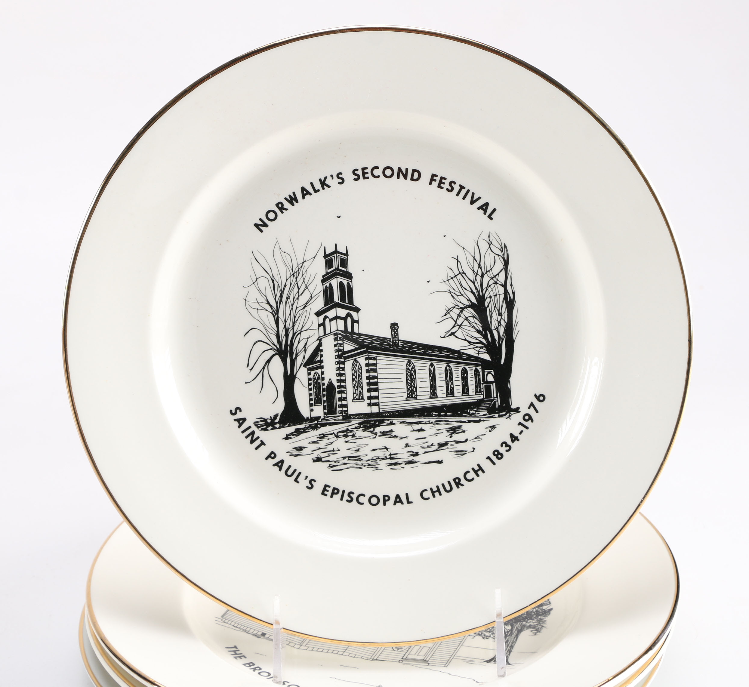 Vintage Ohio Commemorative Plates