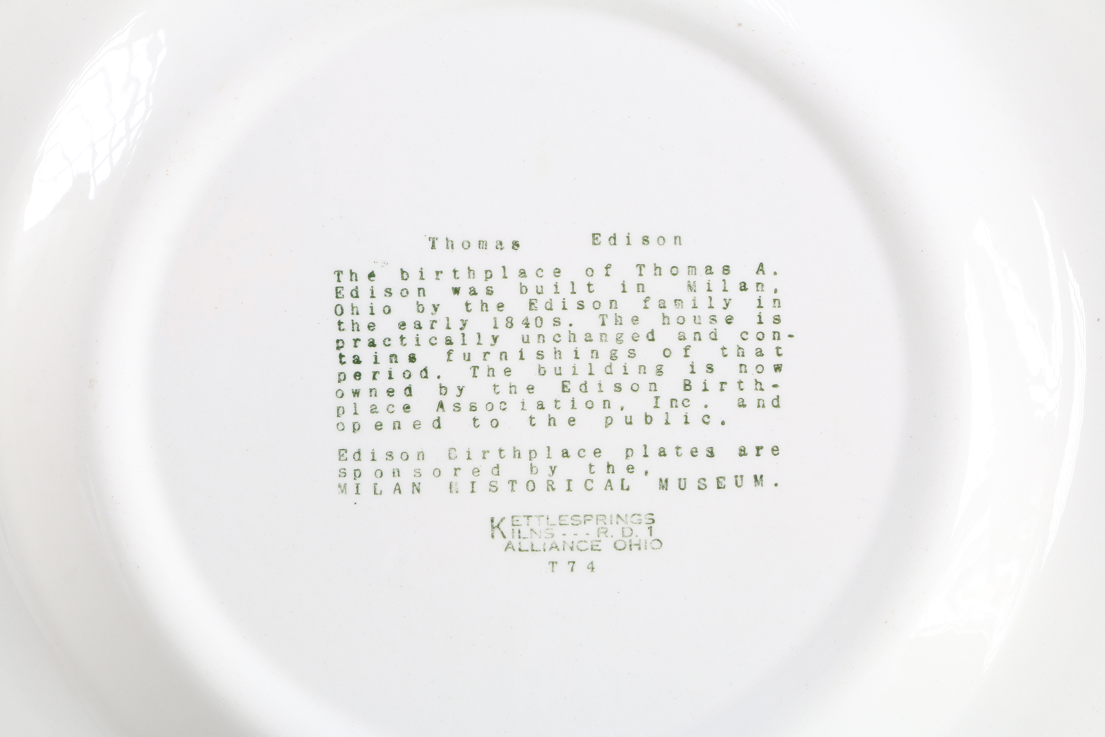 Vintage Ohio Commemorative Plates