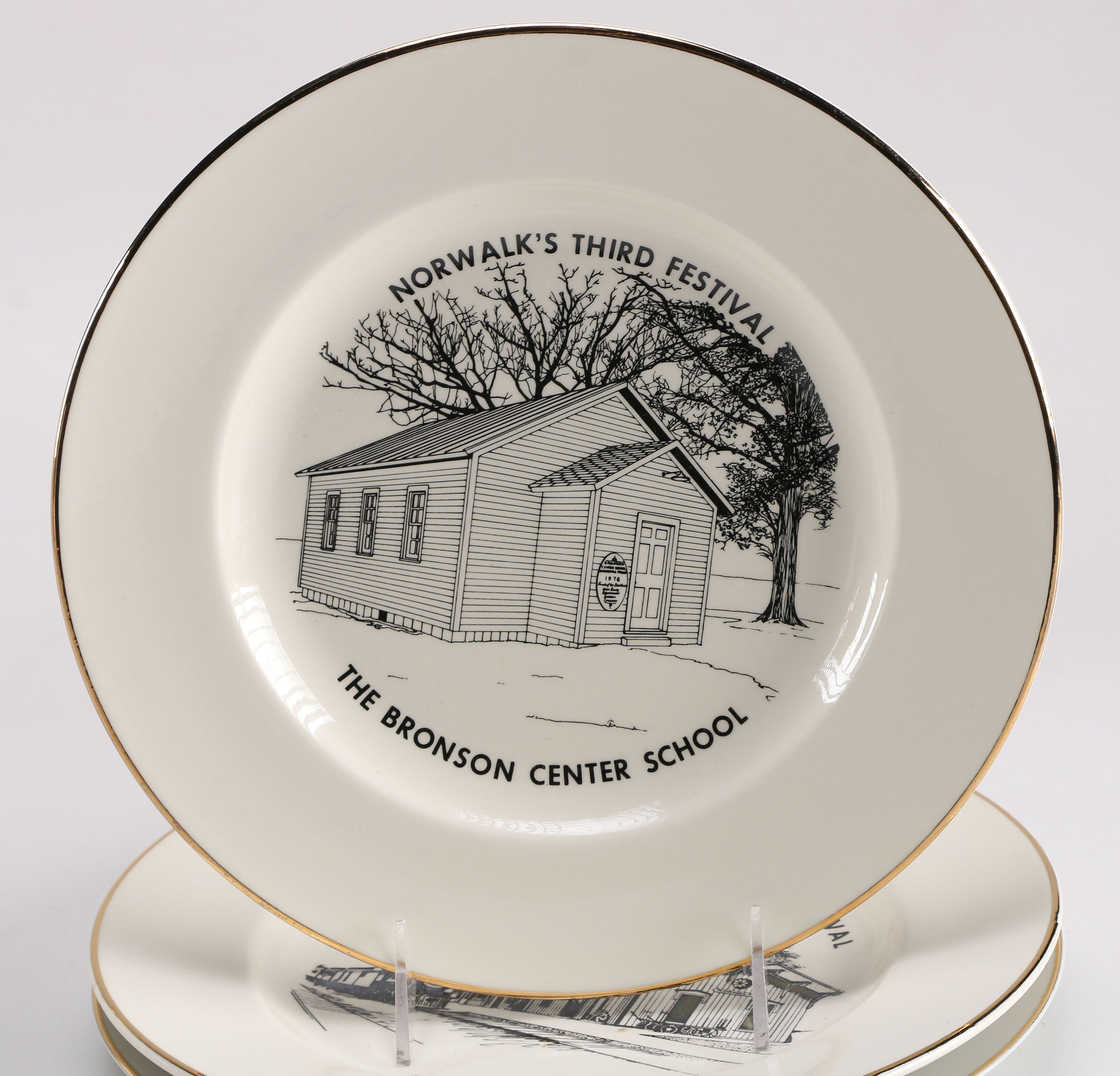 Vintage Ohio Commemorative Plates
