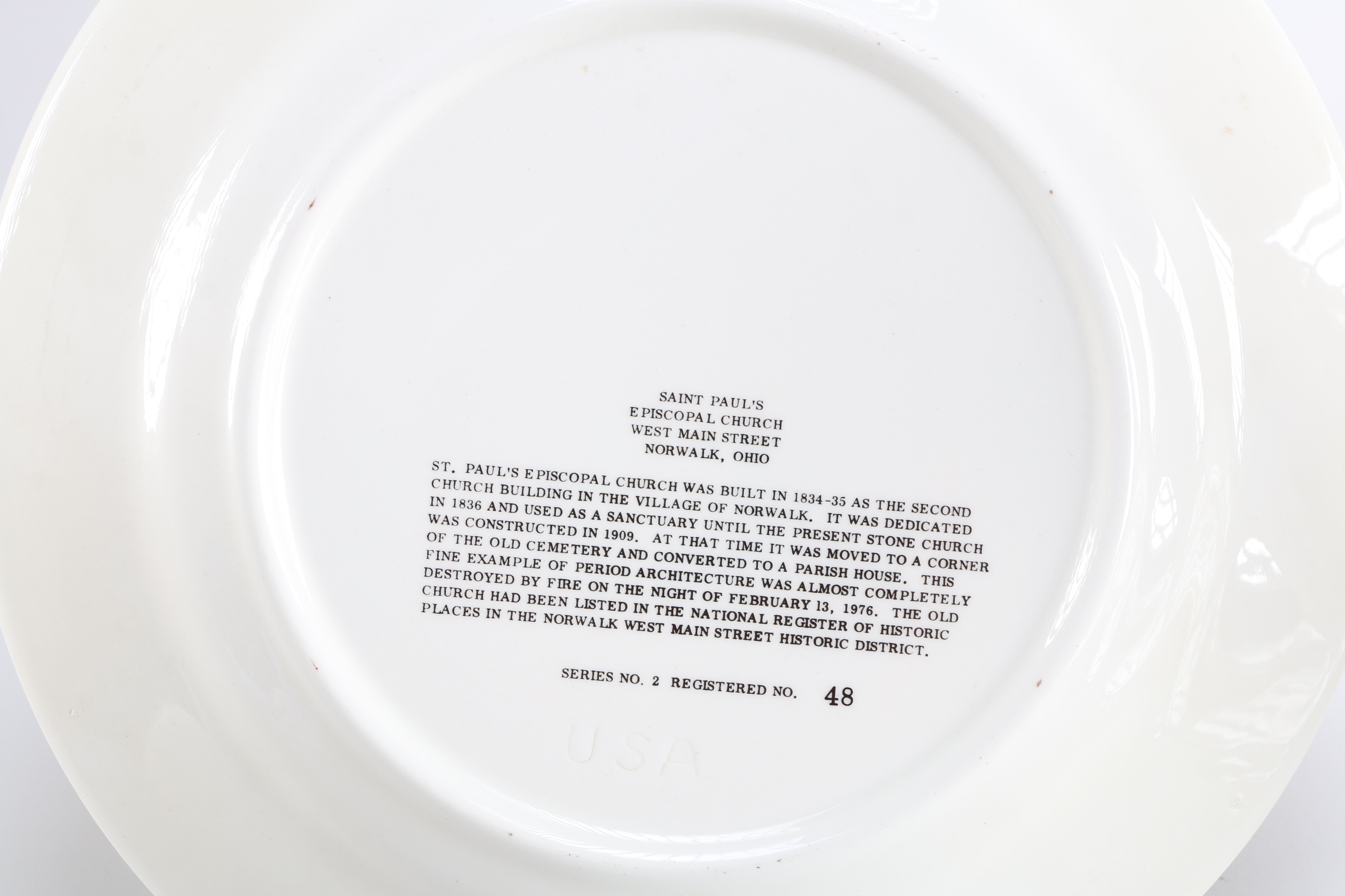 Vintage Ohio Commemorative Plates