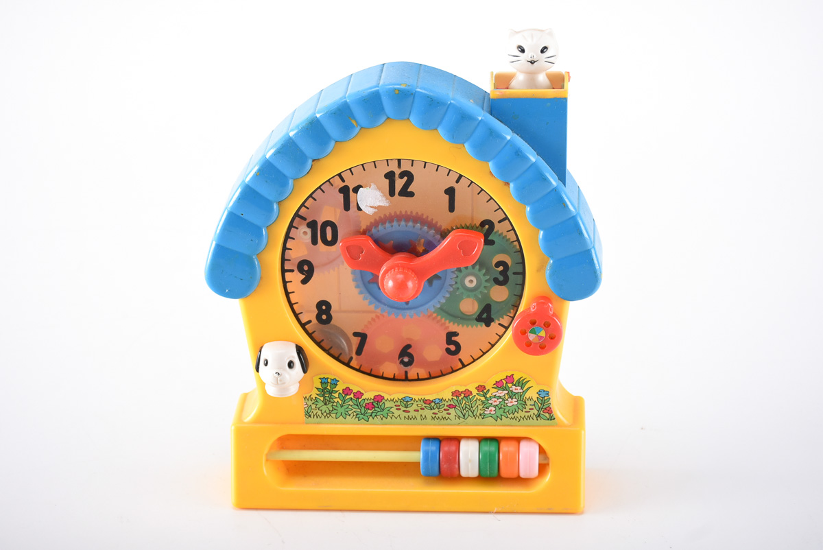 Vintage Plastic and Metal Toys Featuring Fischer Price