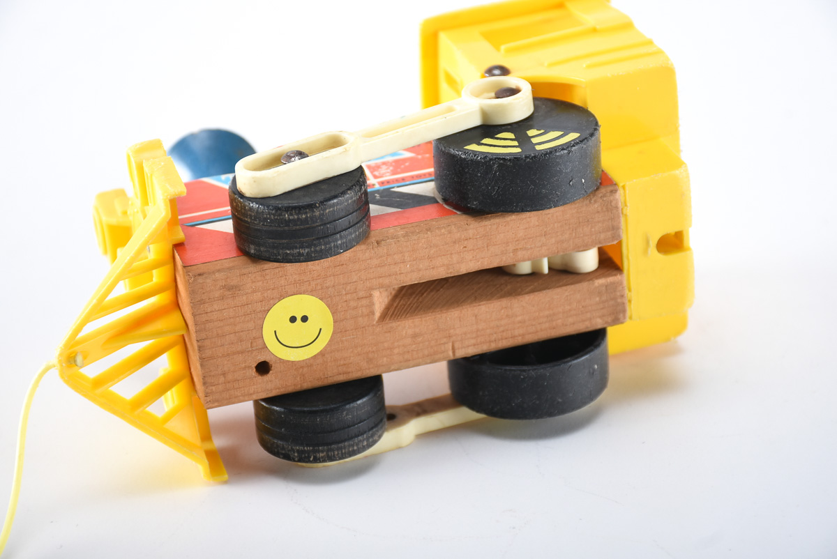 Vintage Plastic and Metal Toys Featuring Fischer Price