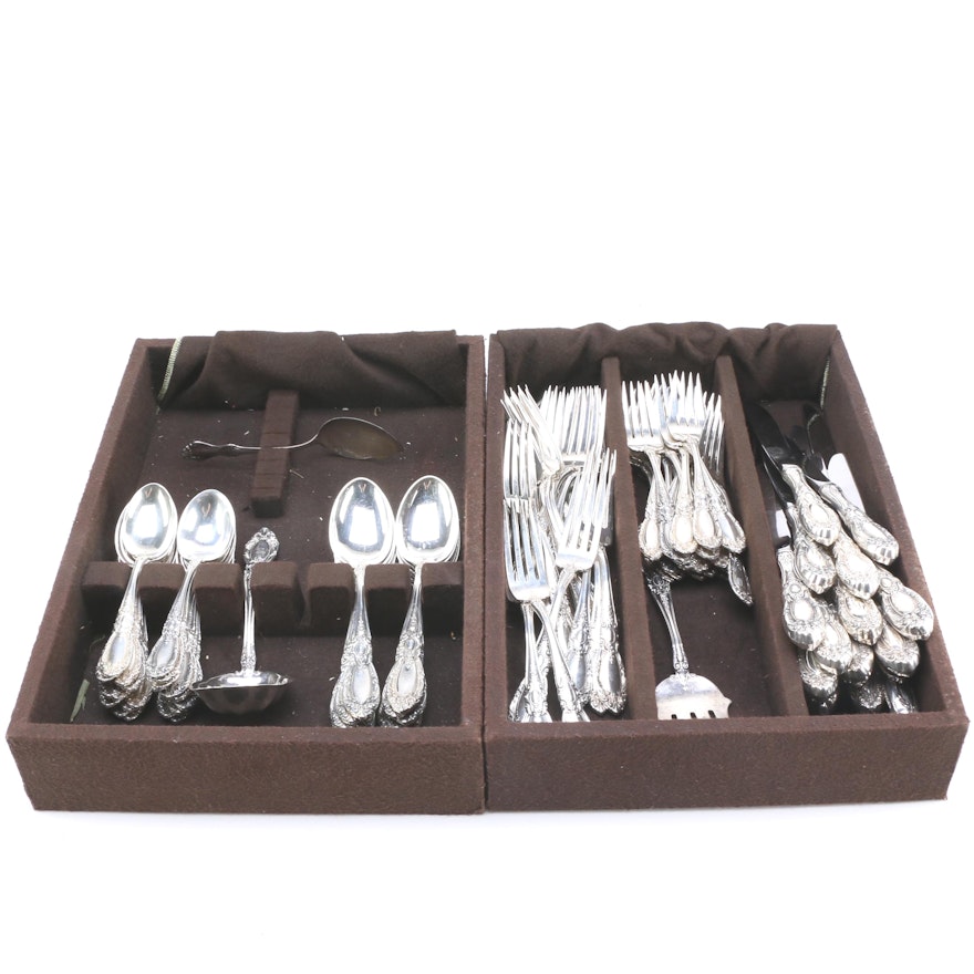 Set of Towle and National Sterling Flatware and Boxes