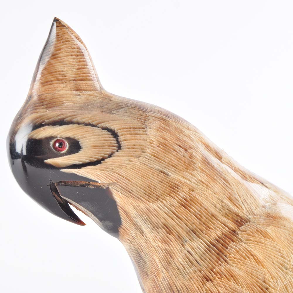 Hand-Carved Water Buffalo Horns