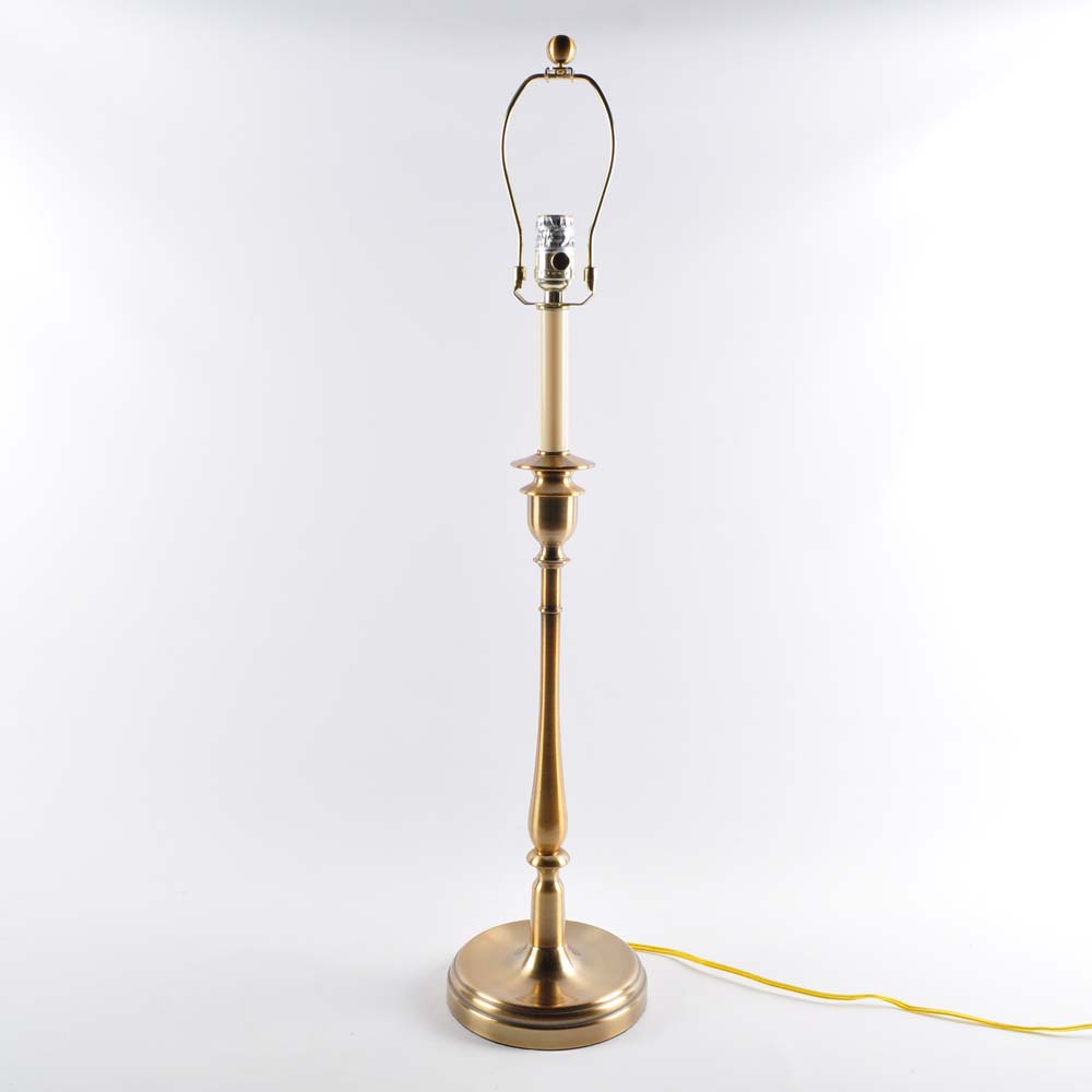 Ralph Lauren Brass Candlestick Lamps