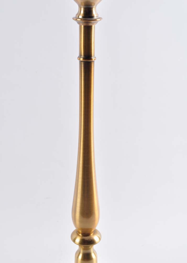 Ralph Lauren Brass Candlestick Lamps