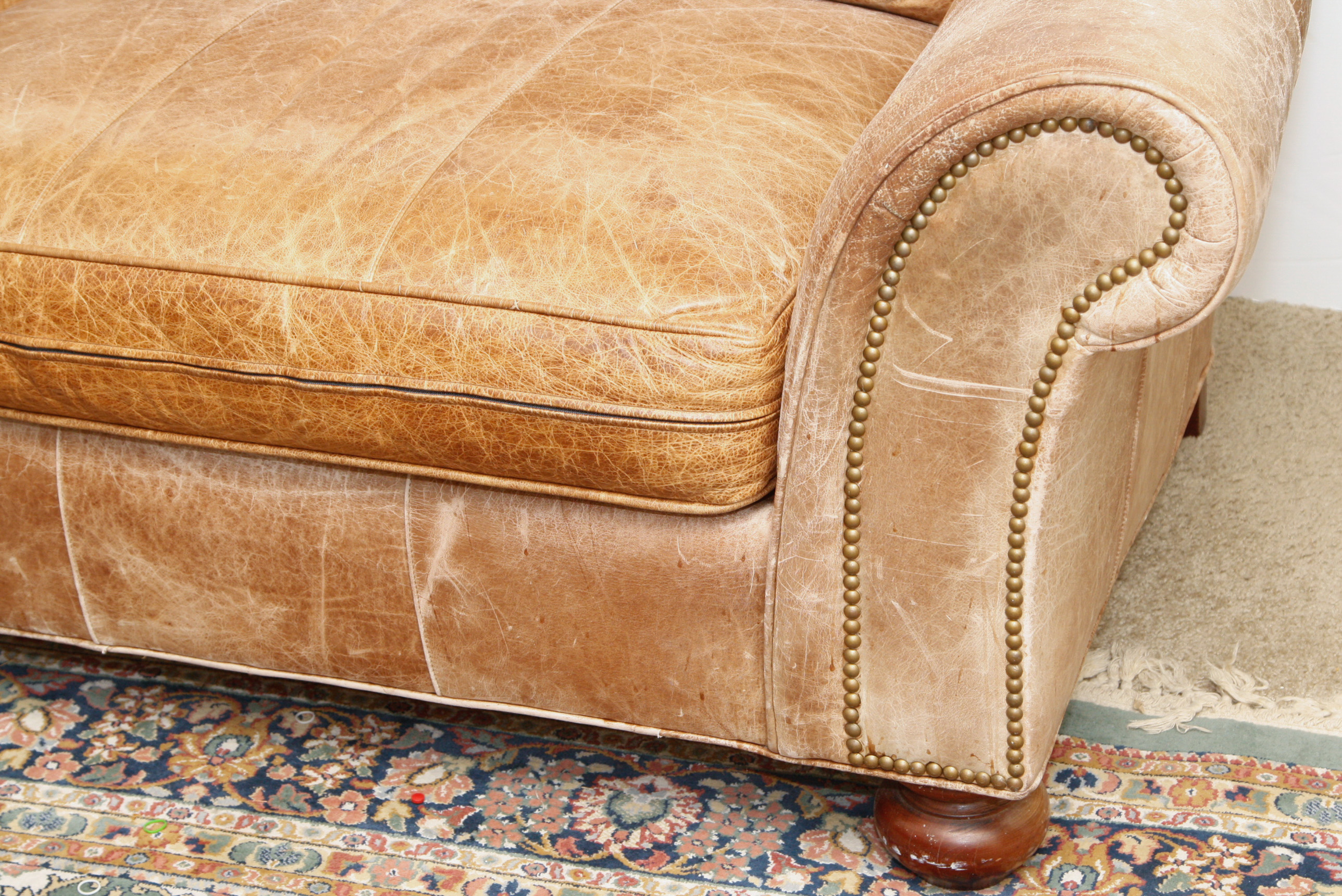 Pennsylvania House Leather Sofa