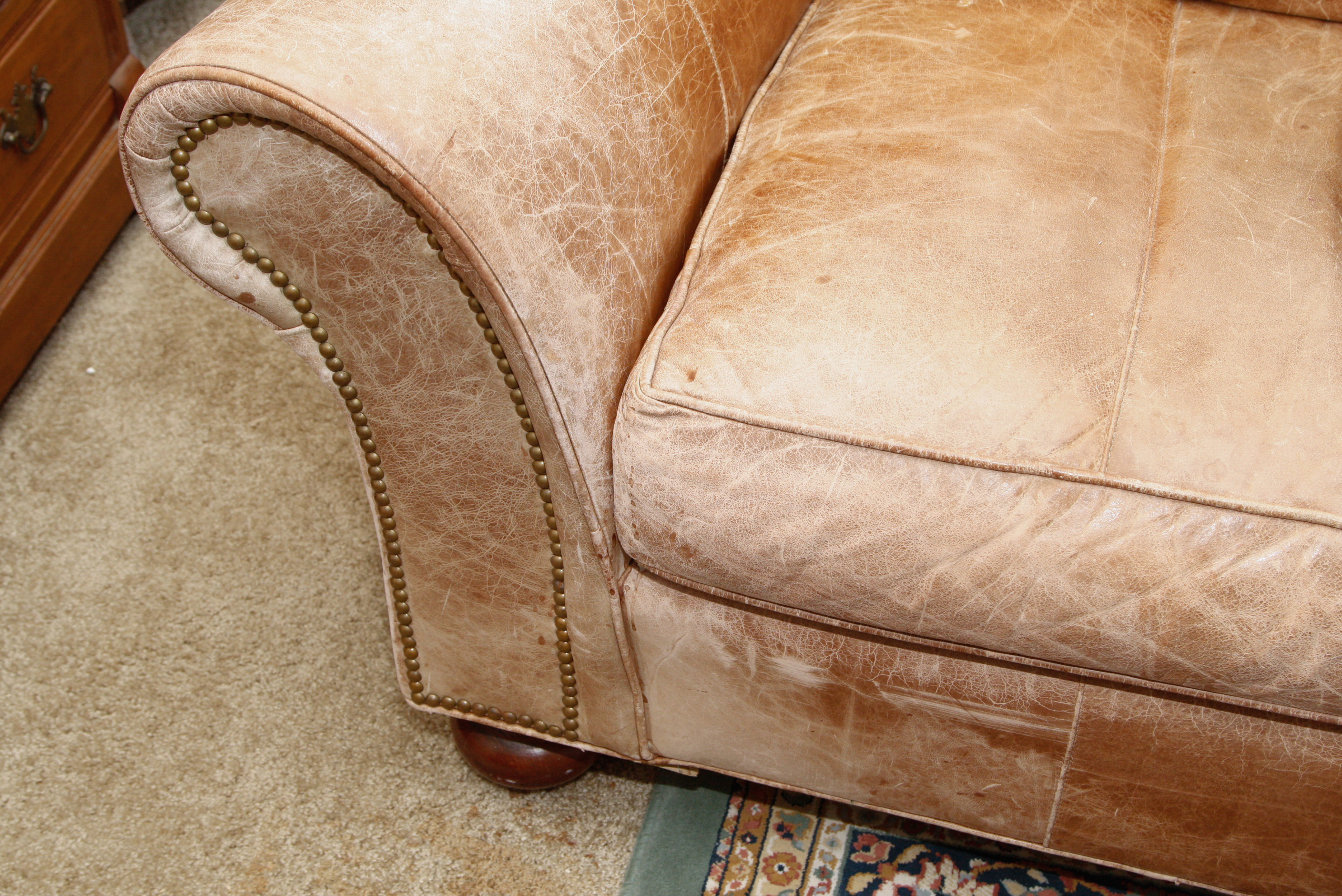 Pennsylvania House Leather Sofa