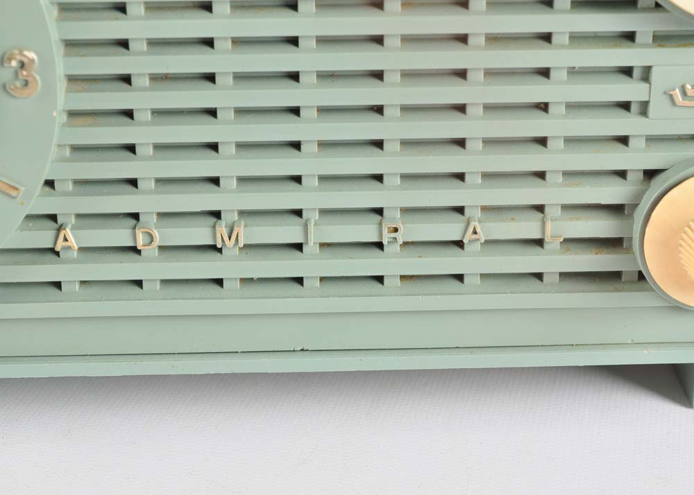 Vintage Mid-Century Admiral Clock Radio