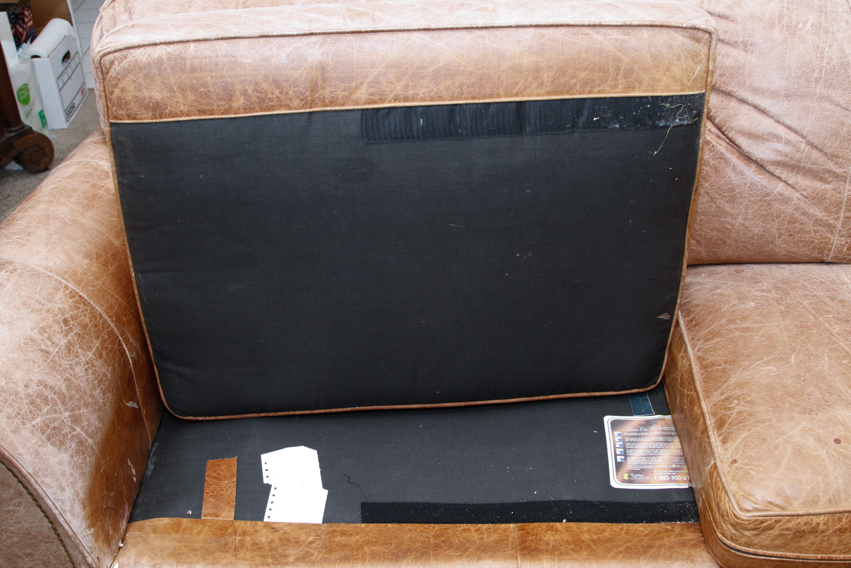 Pennsylvania House Leather Sofa