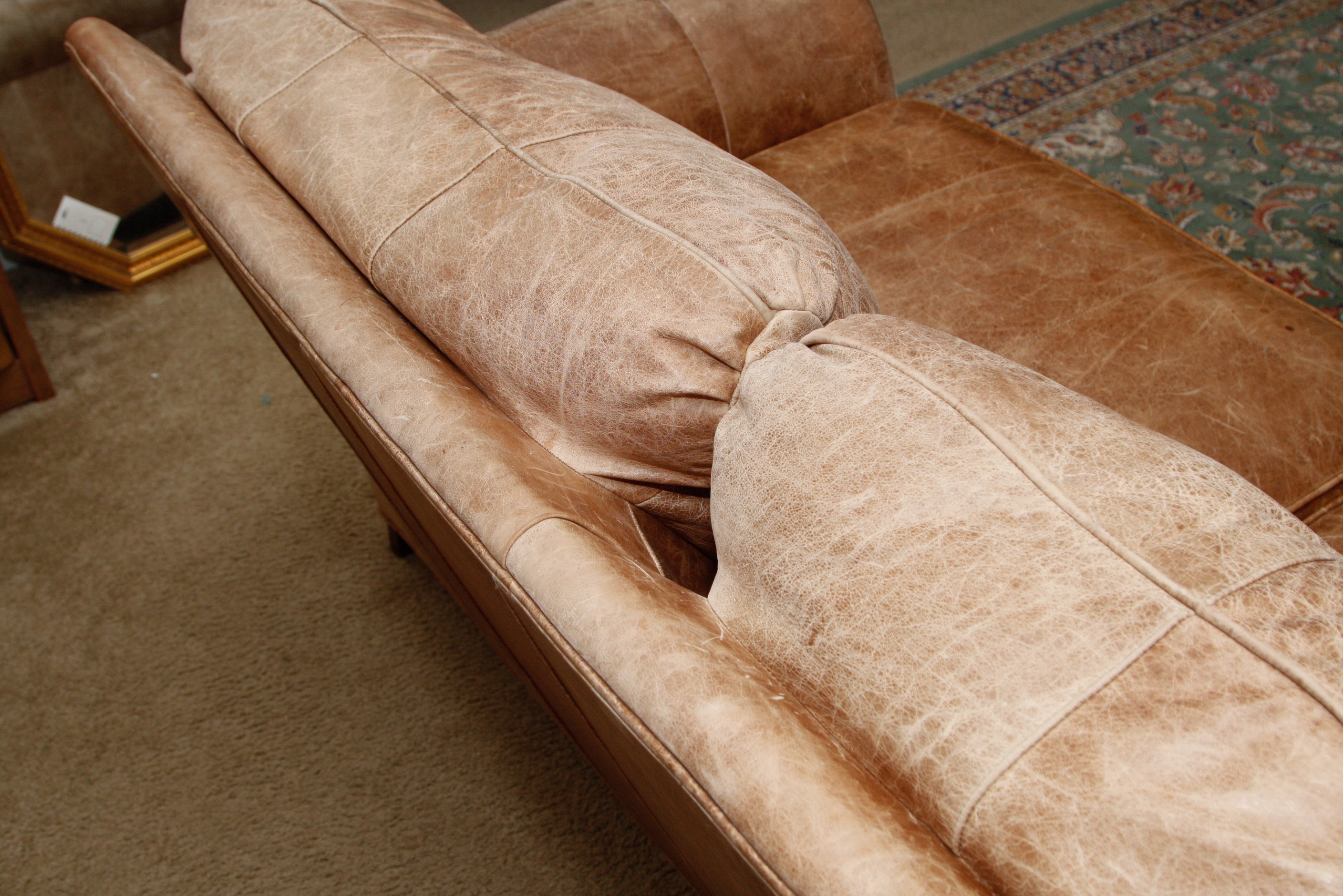 Pennsylvania House Leather Sofa