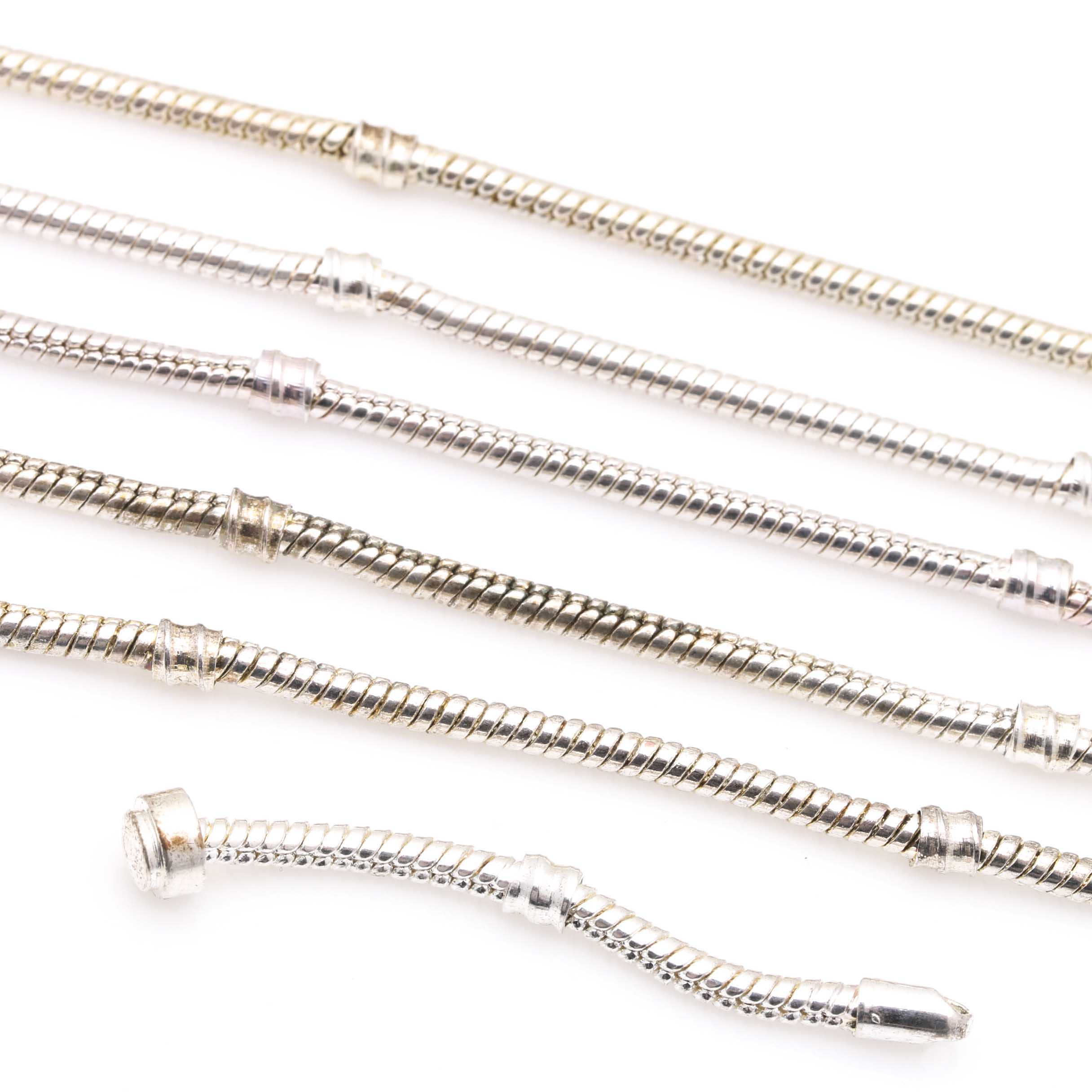 Large Assortment of Metal Beads and Charms