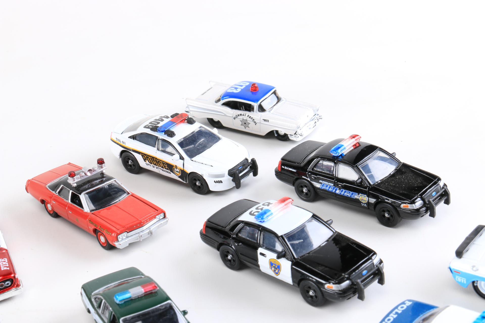 1:64 Scale Die-Cast Police Cars