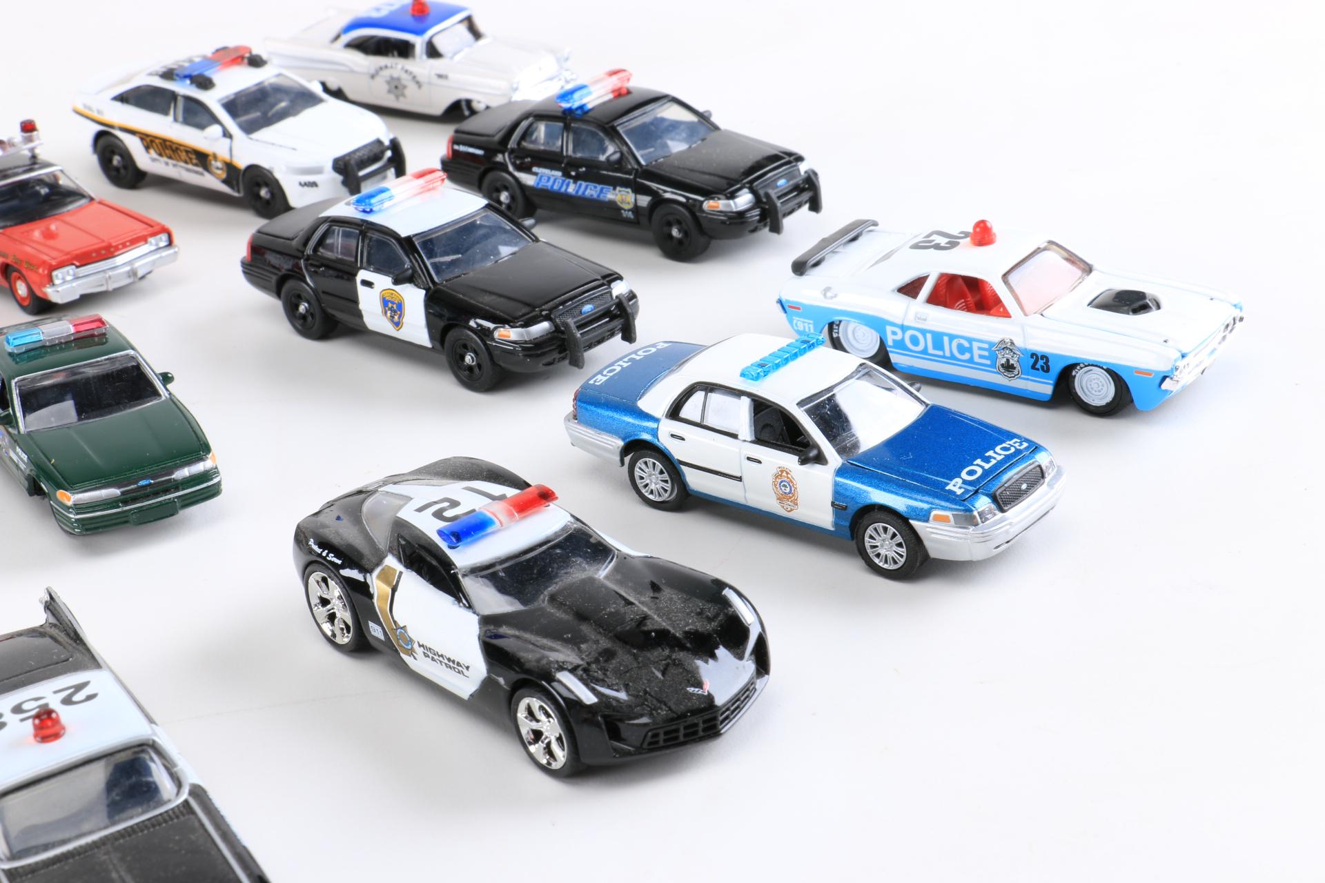 1:64 Scale Die-Cast Police Cars