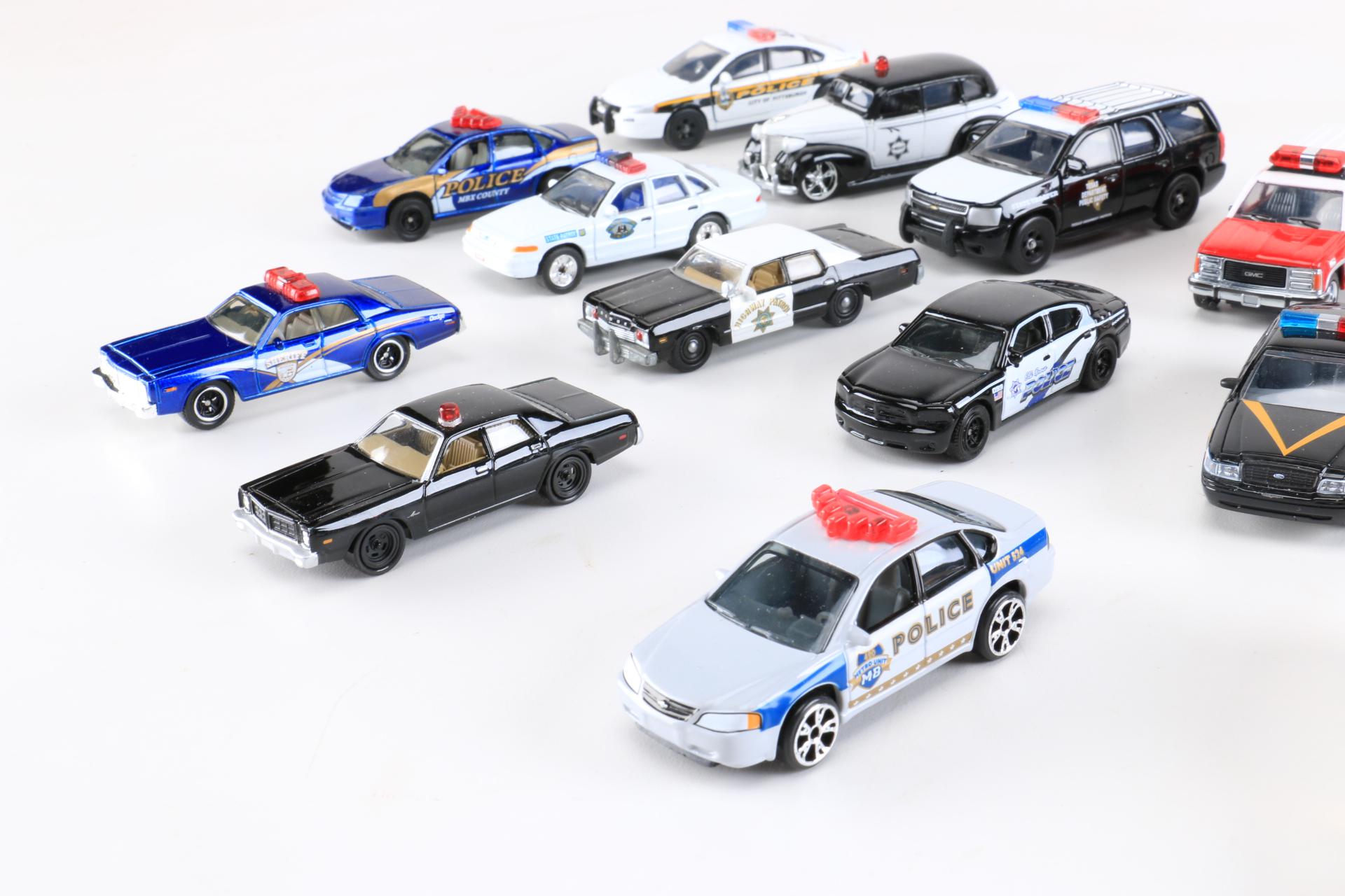 1:64 Scale Die-Cast Police Cars