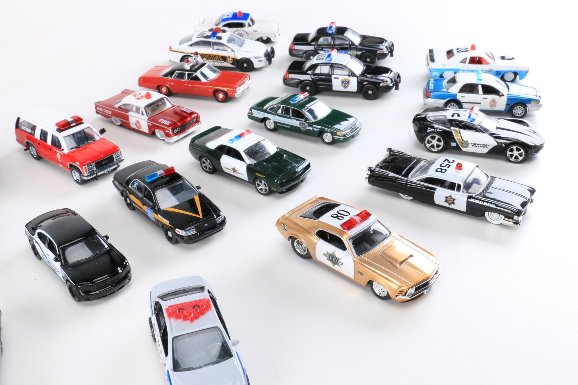 1:64 Scale Die-Cast Police Cars