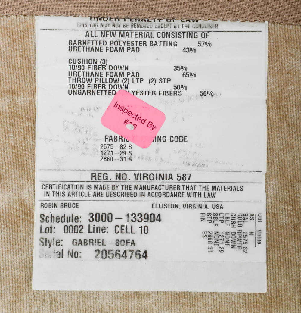 Robin Bruce Modern Sofa