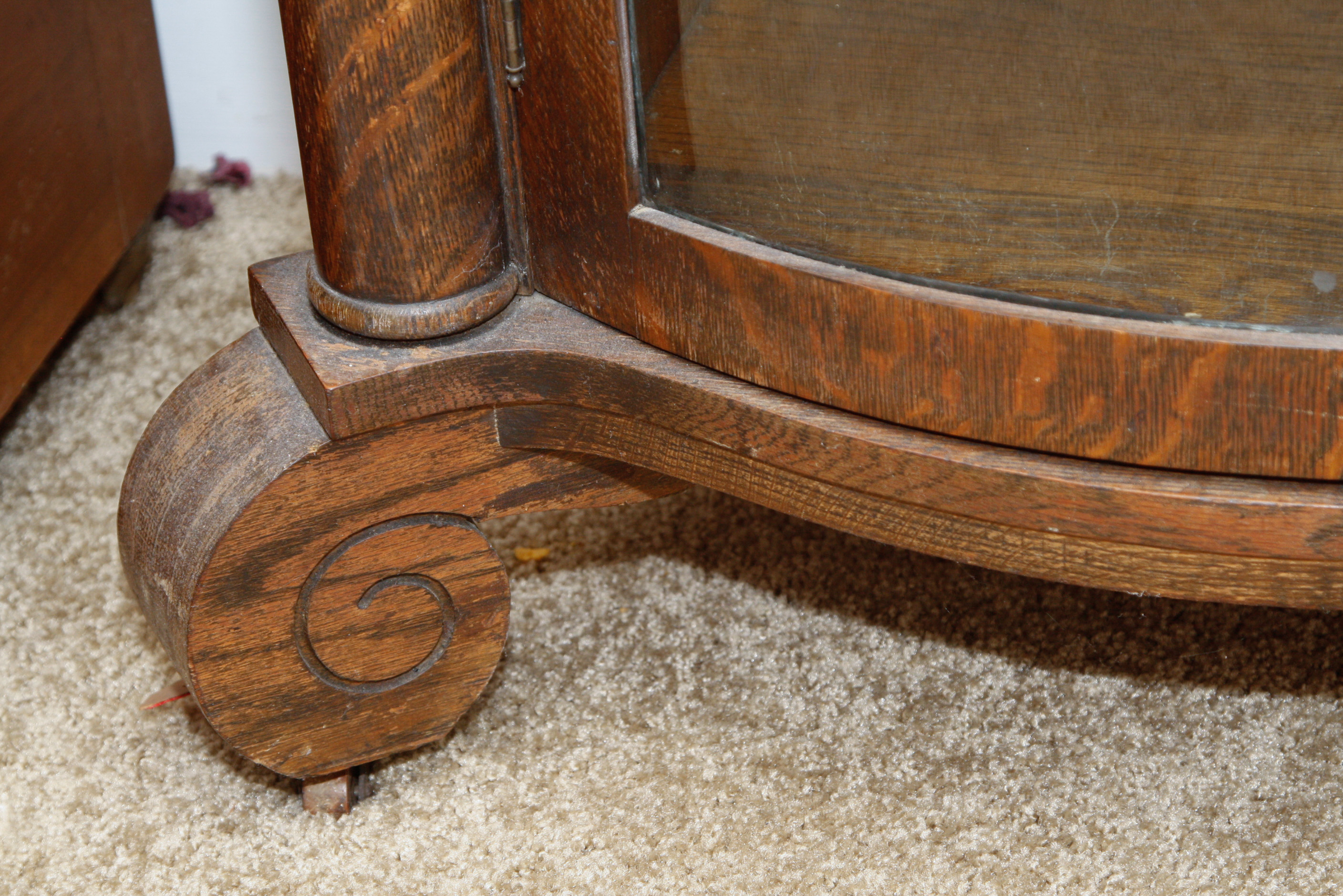 Early 20th C. Larkin Quartersawn Oak Secretary Desk