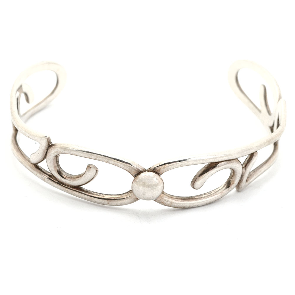 Pairing of Sterling Silver Cuff Bracelets