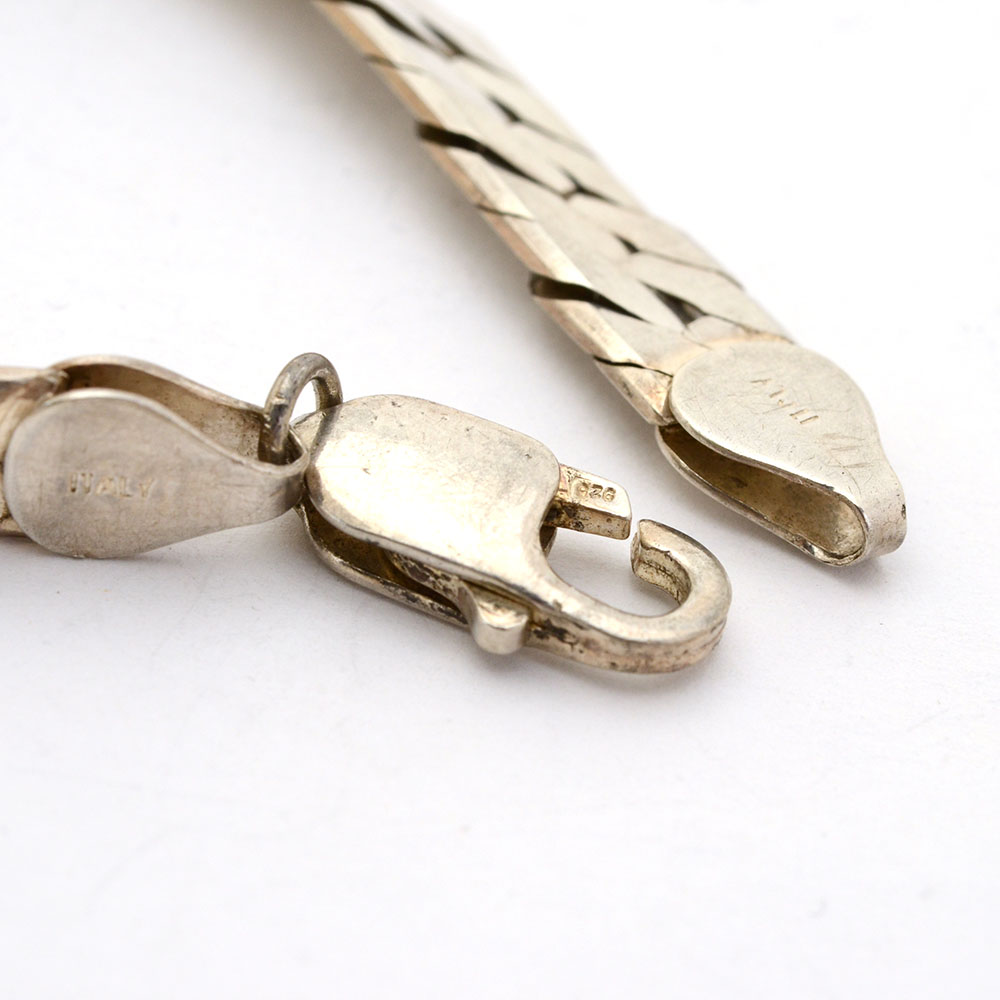 Three Sterling Silver Bracelets