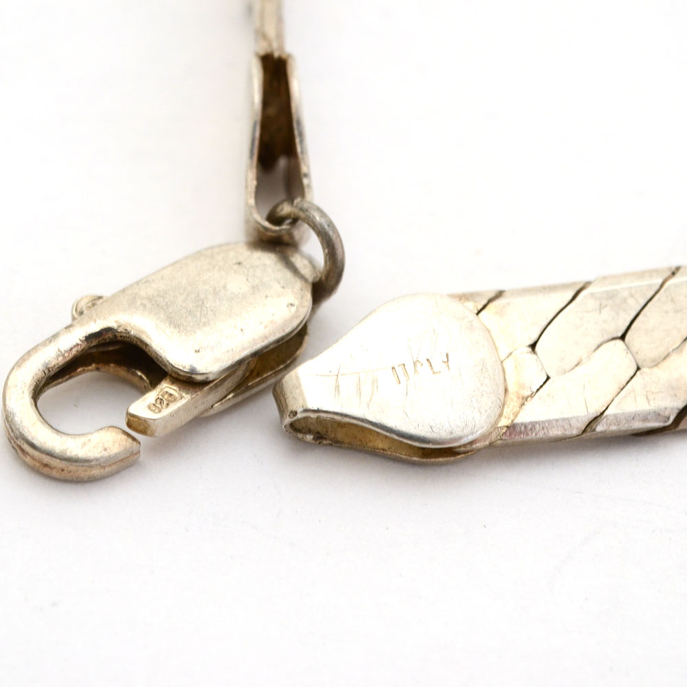 Three Sterling Silver Bracelets