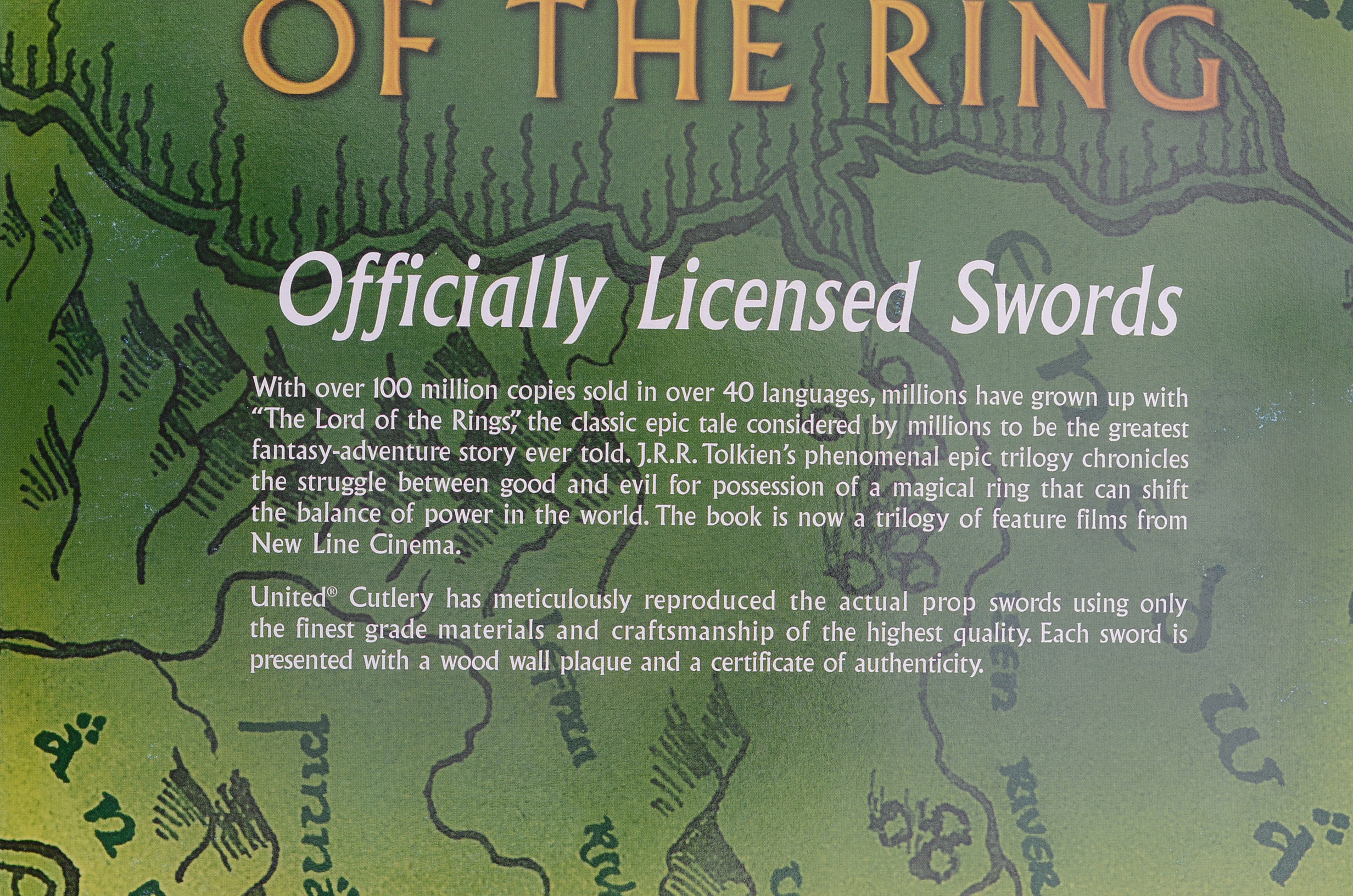 Lord of the Rings Replica Glamdring Sword of Gandolf by United Cutlery