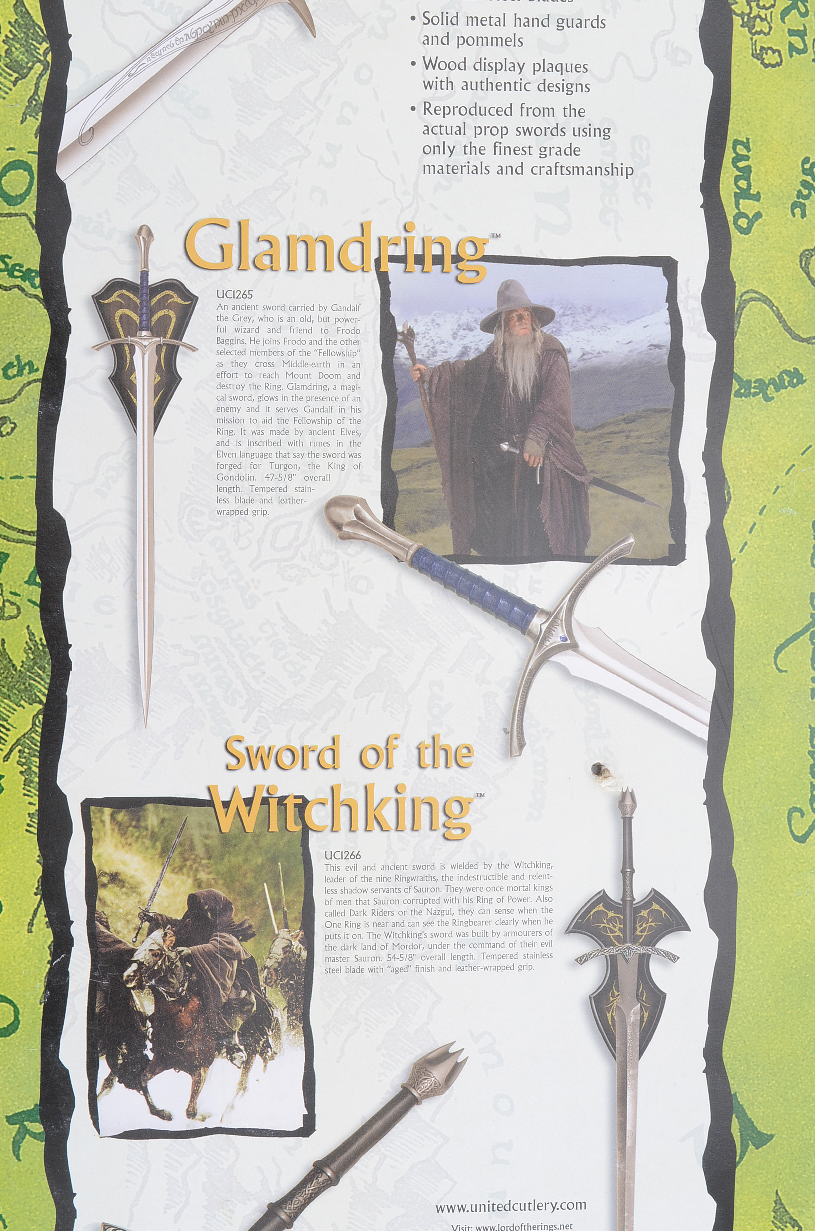 Lord of the Rings Replica Glamdring Sword of Gandolf by United Cutlery