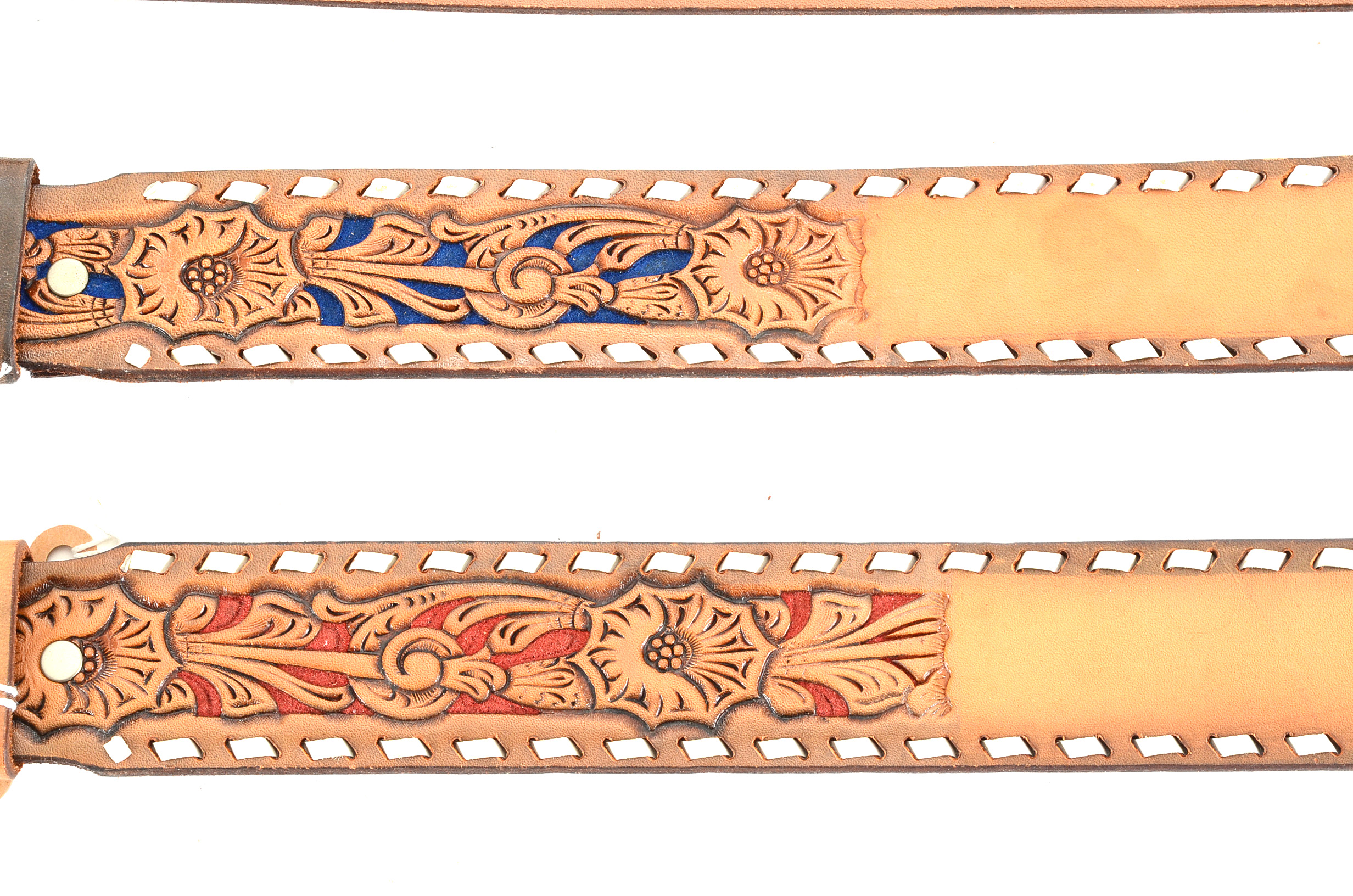 Chambers Western Style Tooled Leather Belts