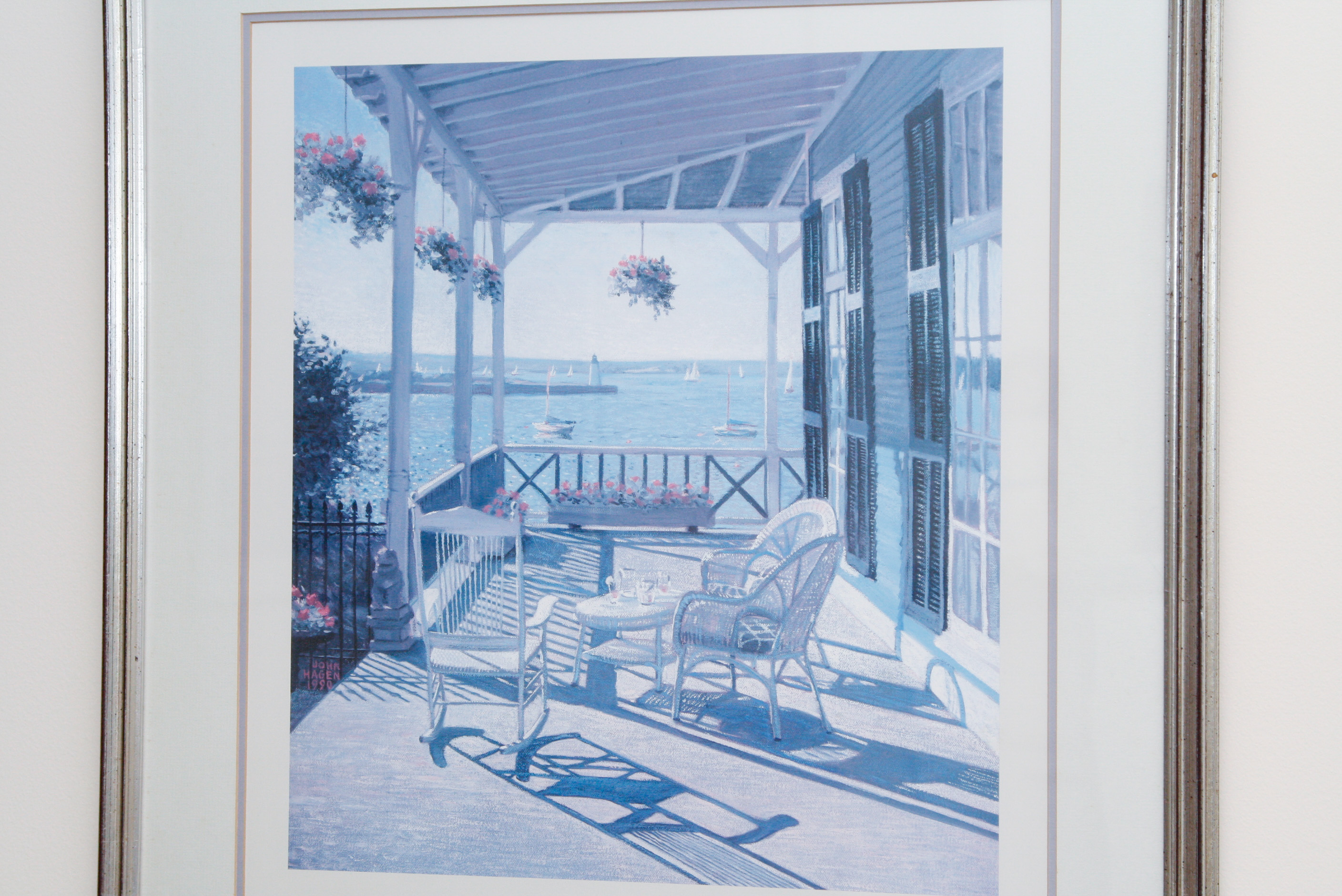John Philip Hagen Signed Print "Newport Afternoon"