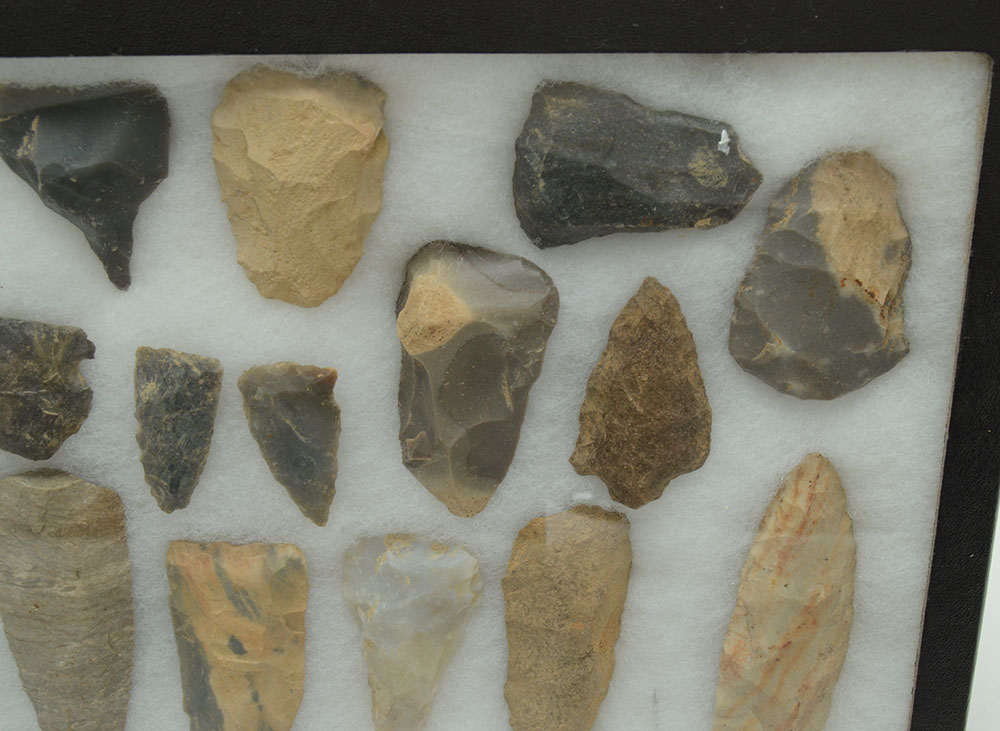 Collection of Stone Arrowheads