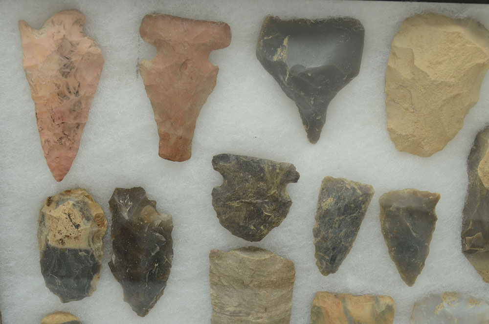 Collection of Stone Arrowheads