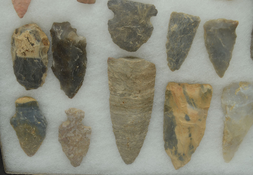 Collection of Stone Arrowheads