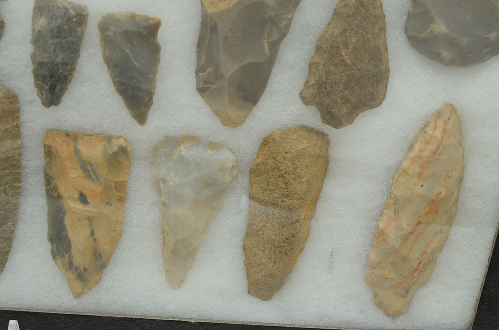 Collection of Stone Arrowheads