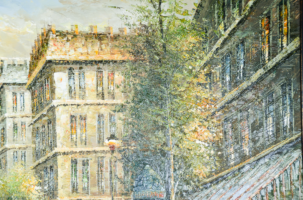 Original Alla Prima Painting of Paris with Eiffel Tower