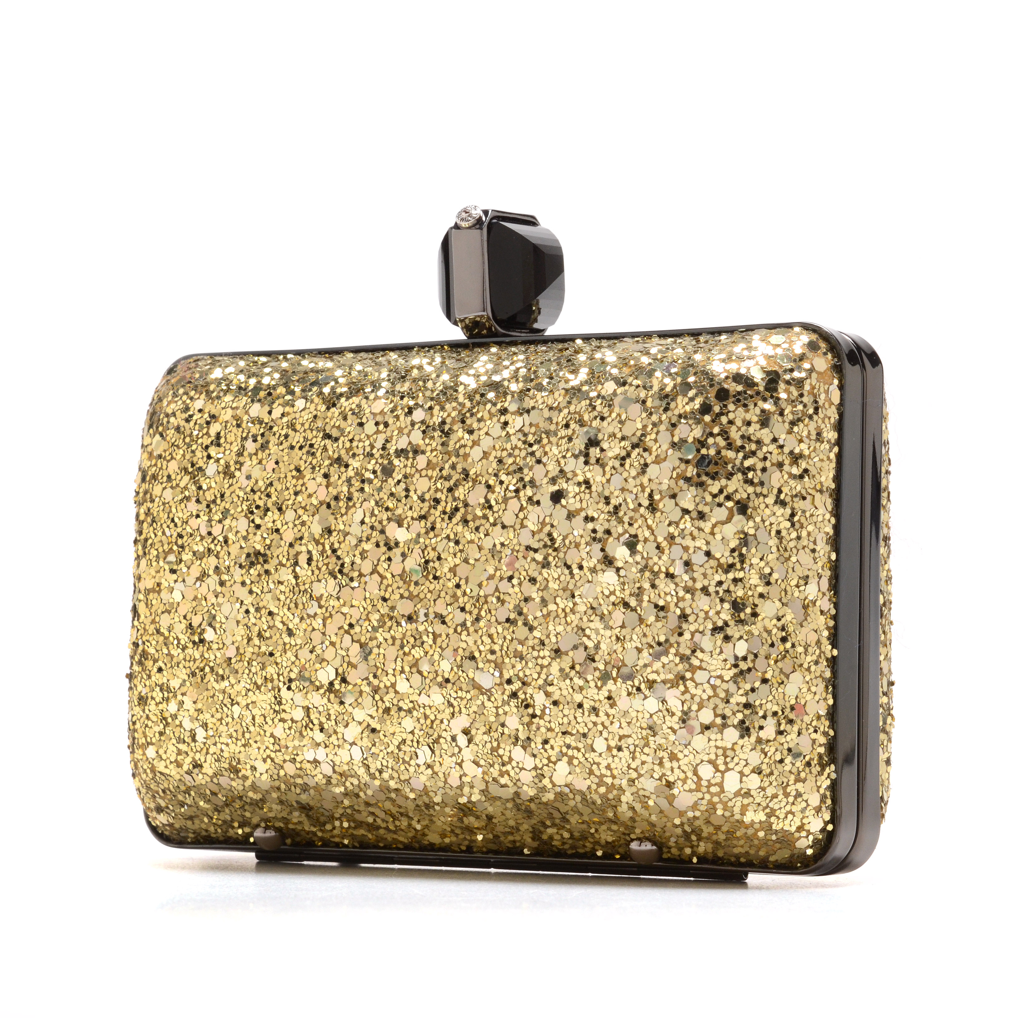 Henri Bendel Miss Bendel Sequin Box Clutch