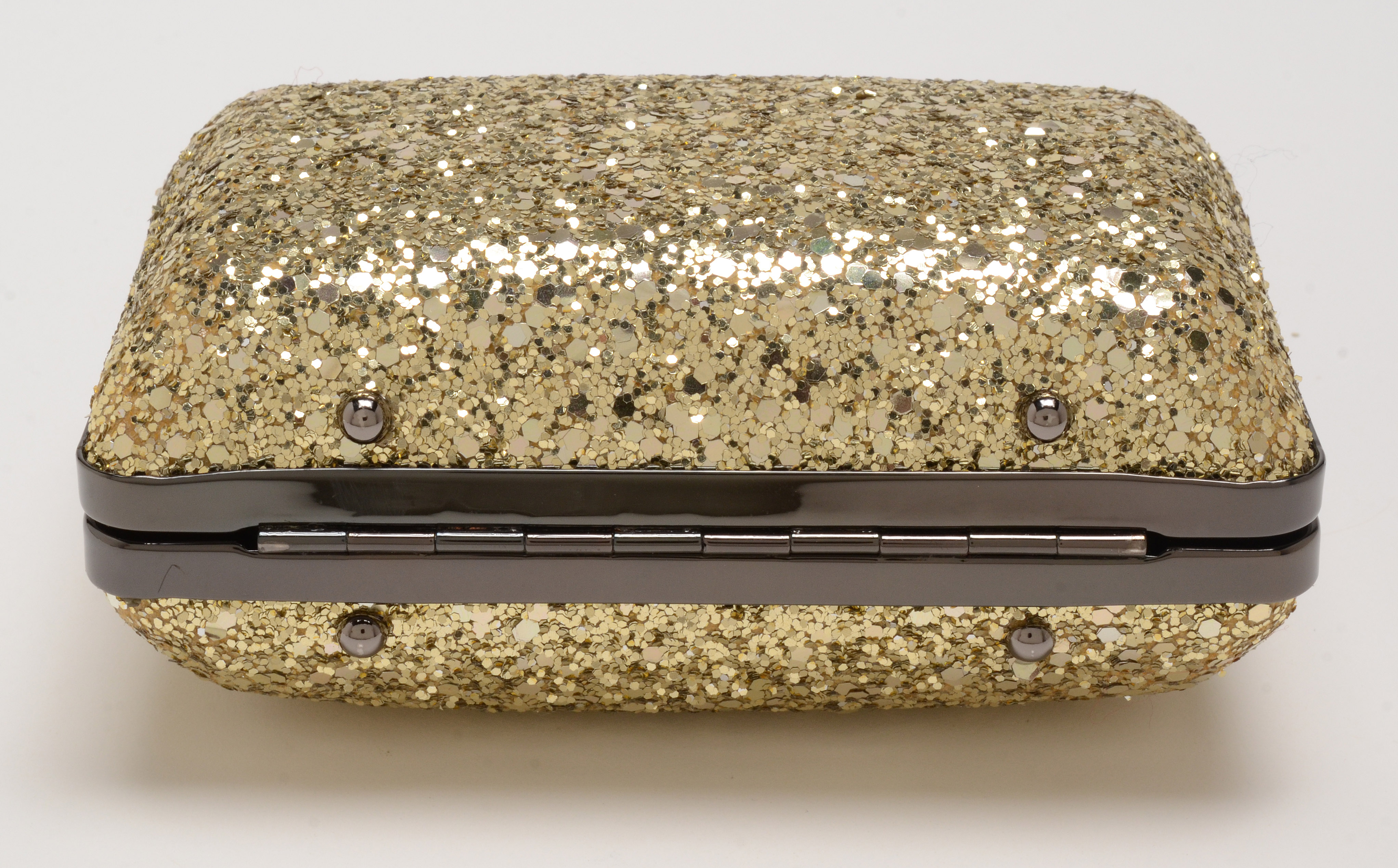 Henri Bendel Miss Bendel Sequin Box Clutch