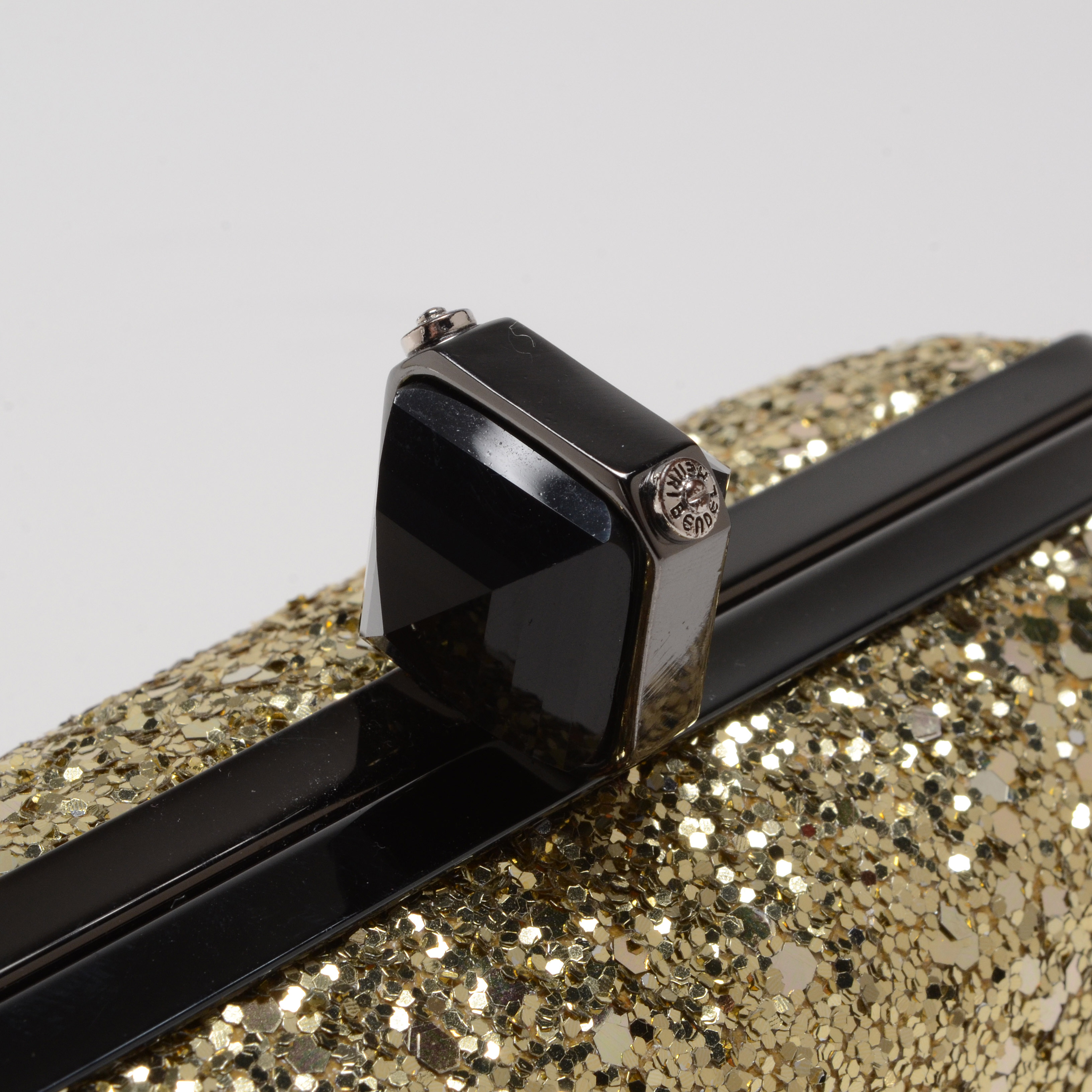 Henri Bendel Miss Bendel Sequin Box Clutch