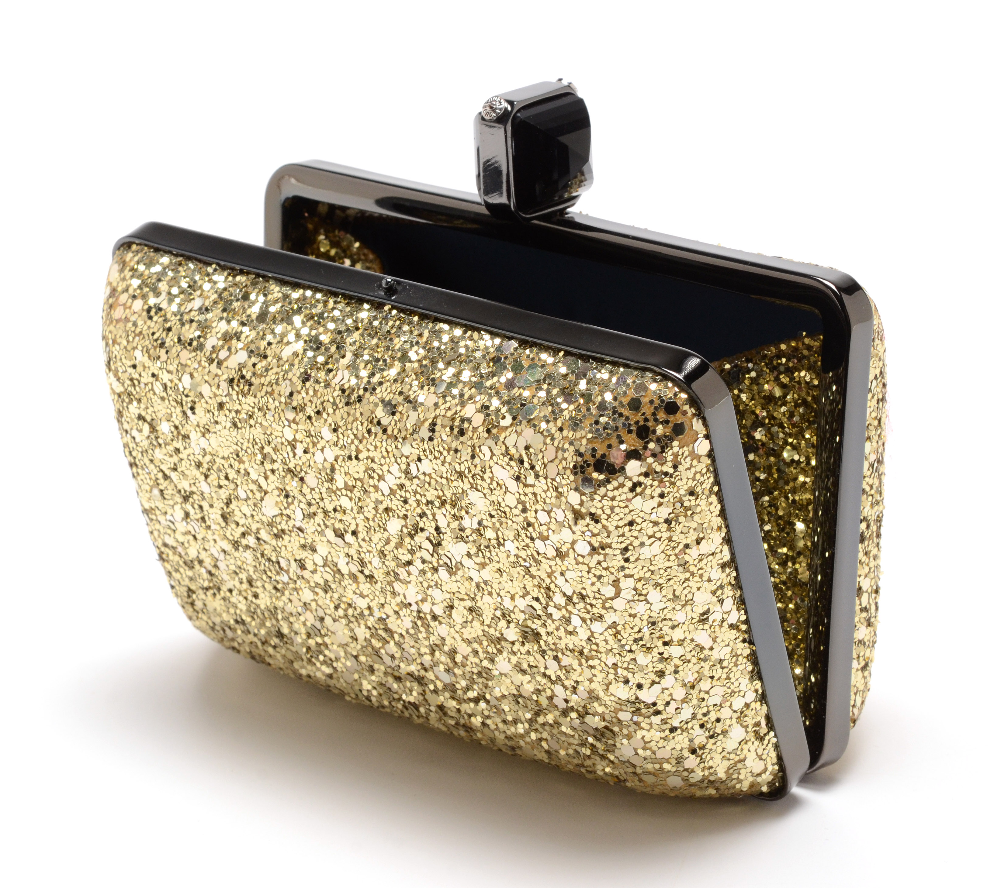 Henri Bendel Miss Bendel Sequin Box Clutch