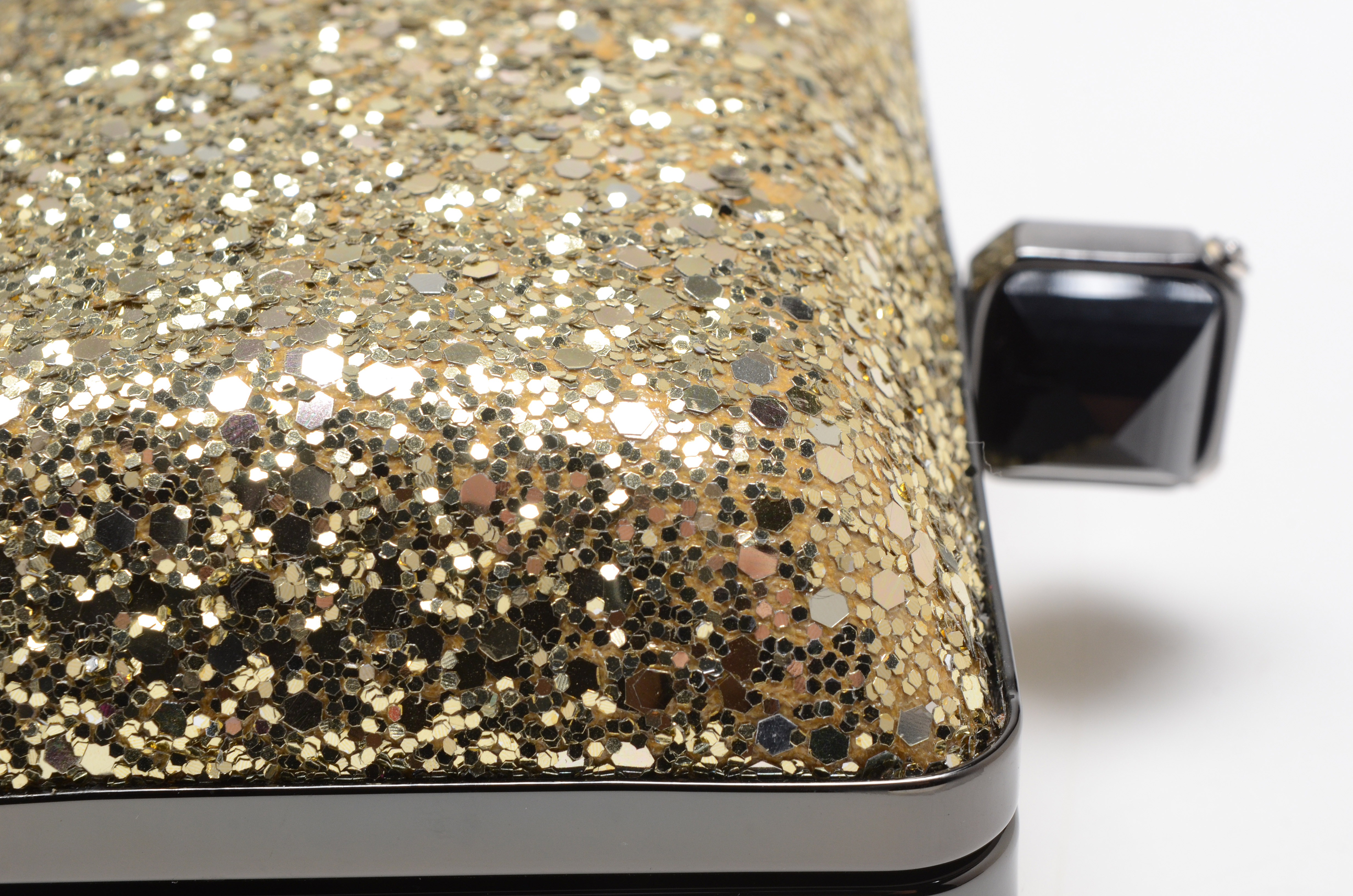 Henri Bendel Miss Bendel Sequin Box Clutch