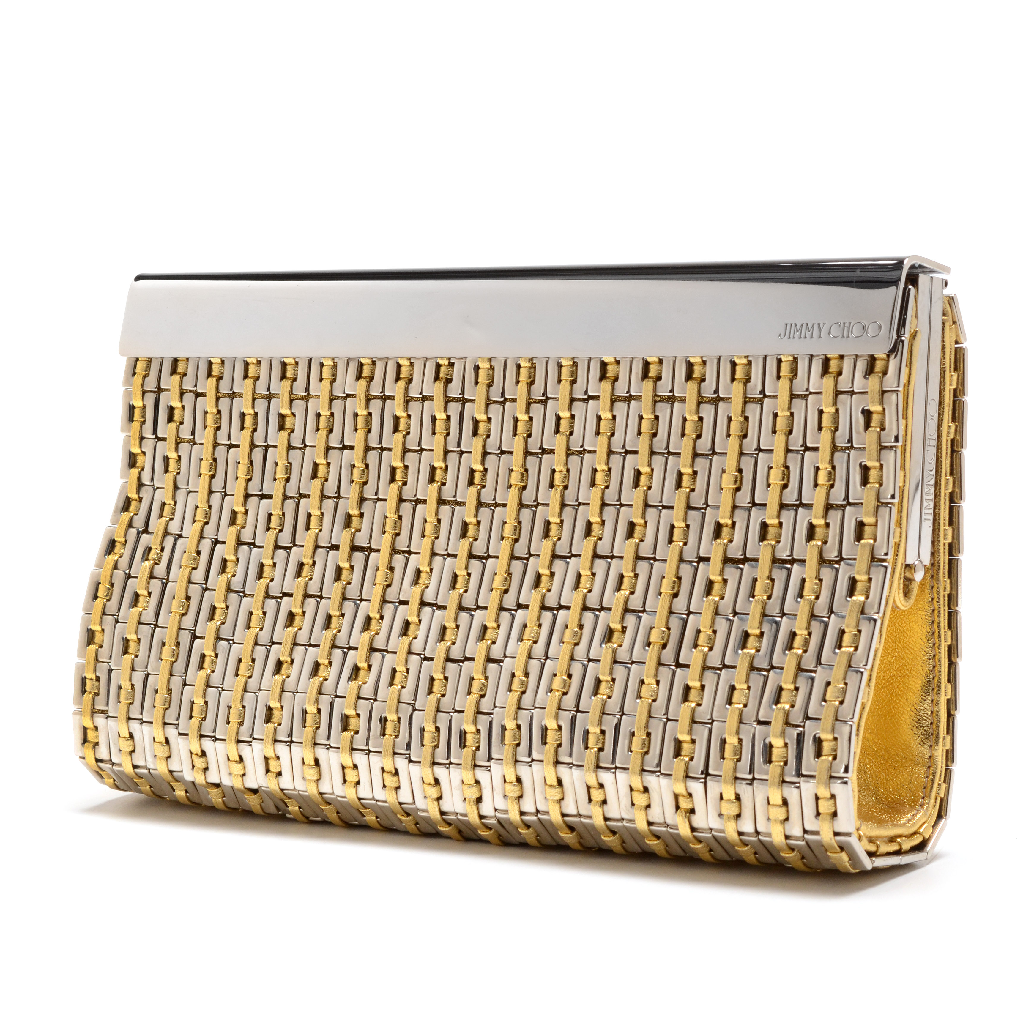 Jimmy Choo Cayla Metallic Clutch