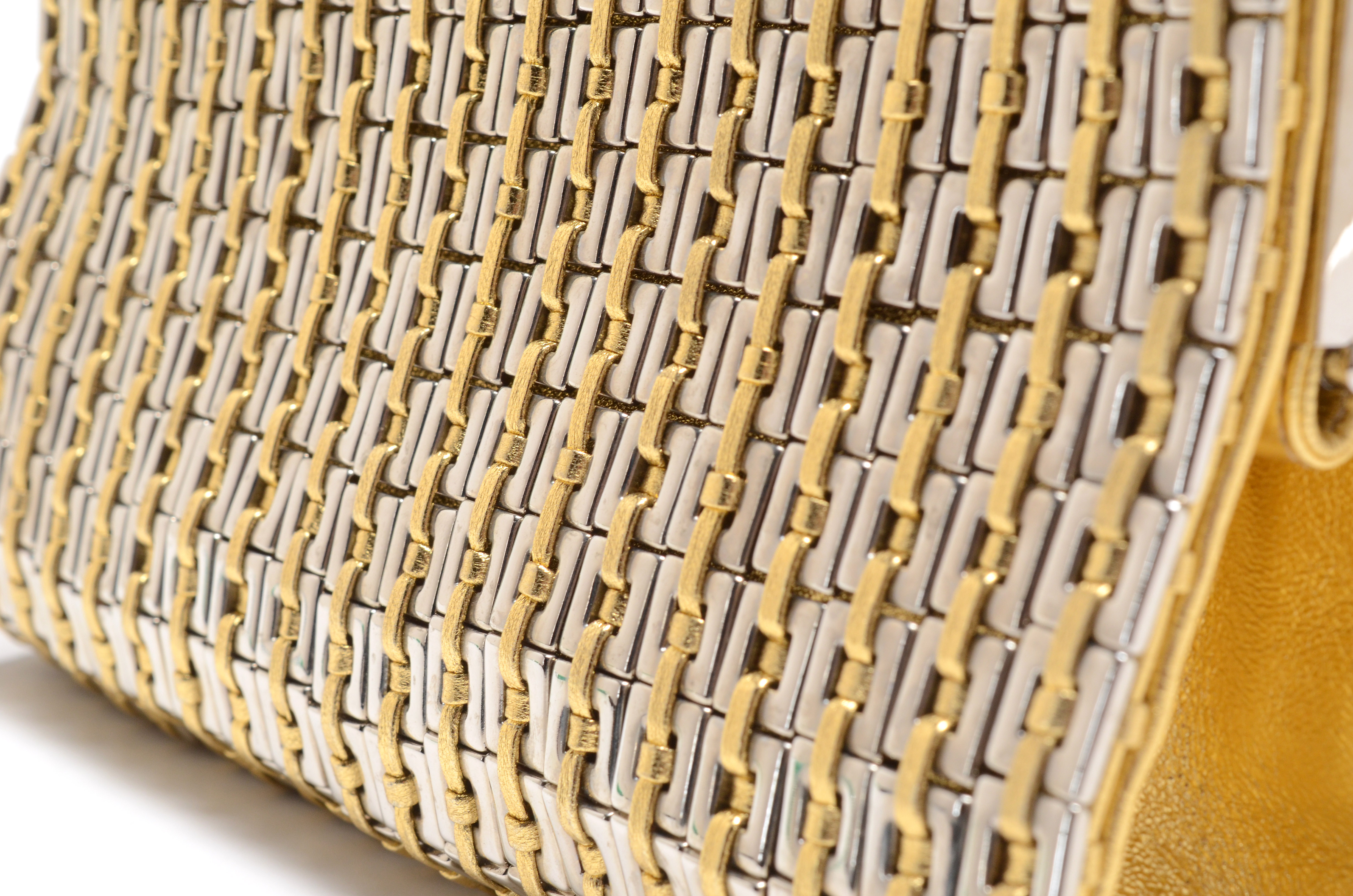 Jimmy Choo Cayla Metallic Clutch