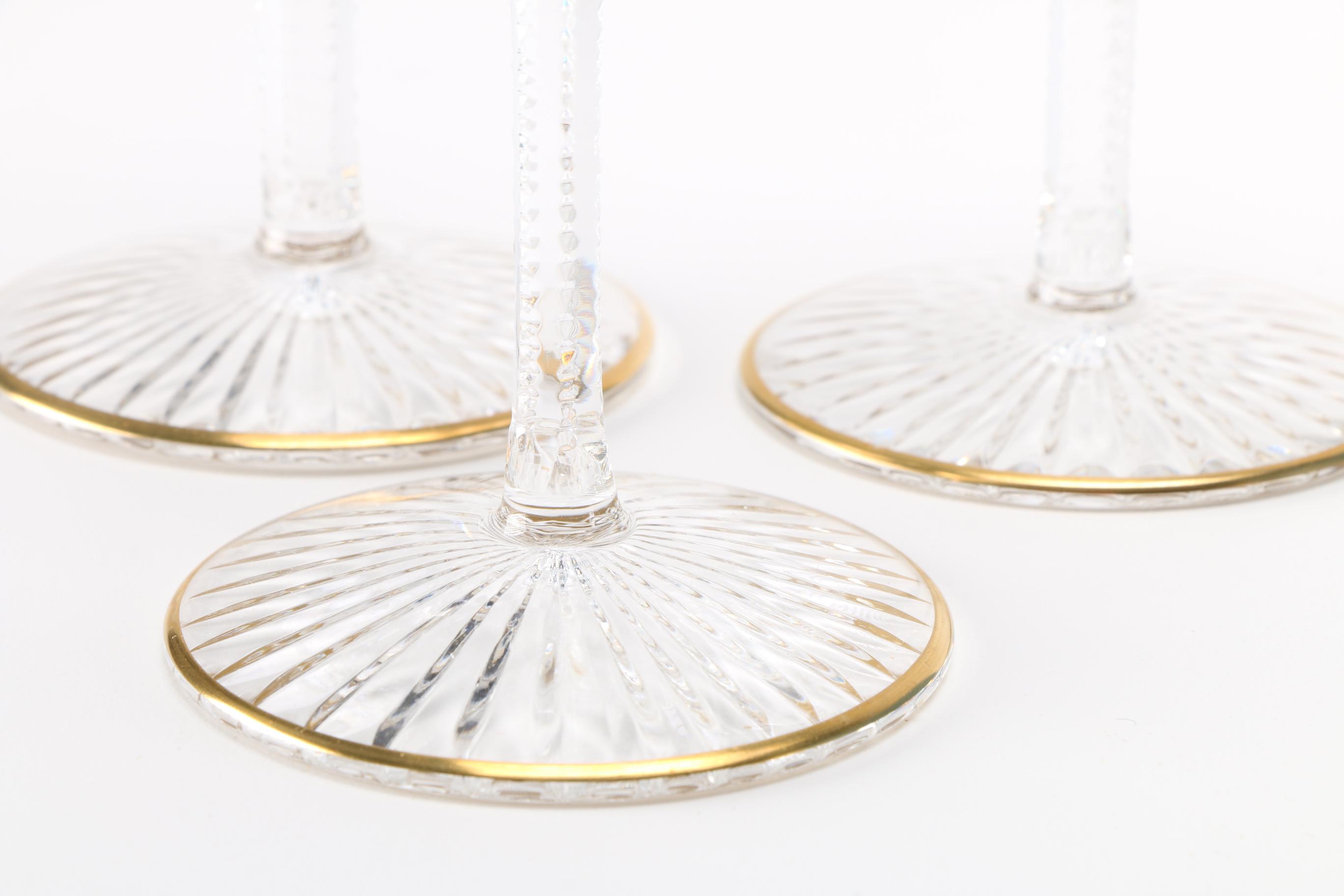 Vintage Saint Louis Cristallier Depuis Glasses