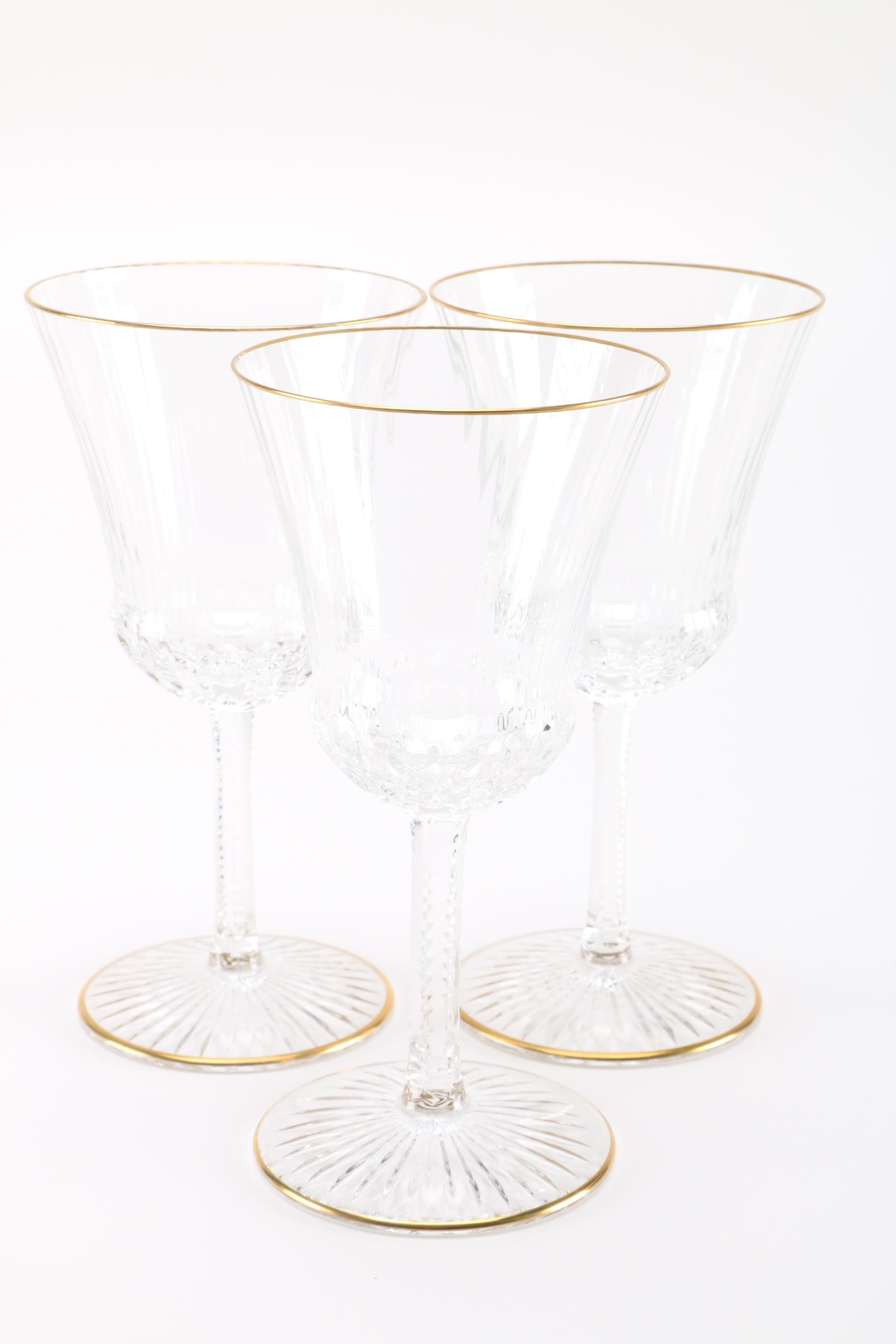 Vintage Saint Louis Cristallier Depuis Glasses